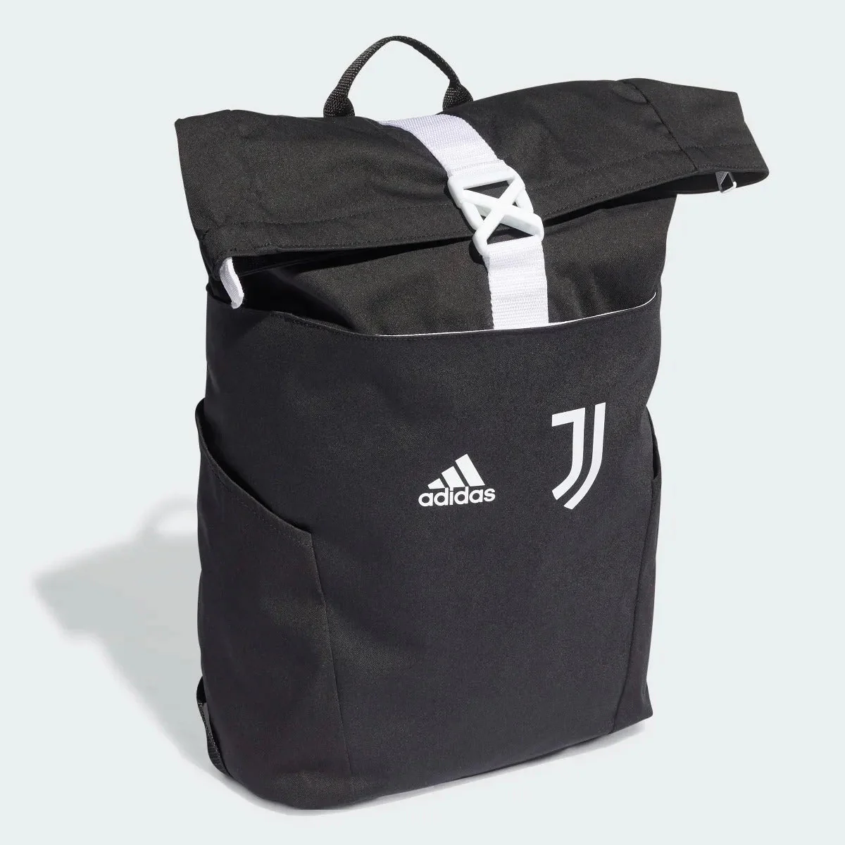 adidas 2022-23 Juventus Backpack - Black-White - Image 3