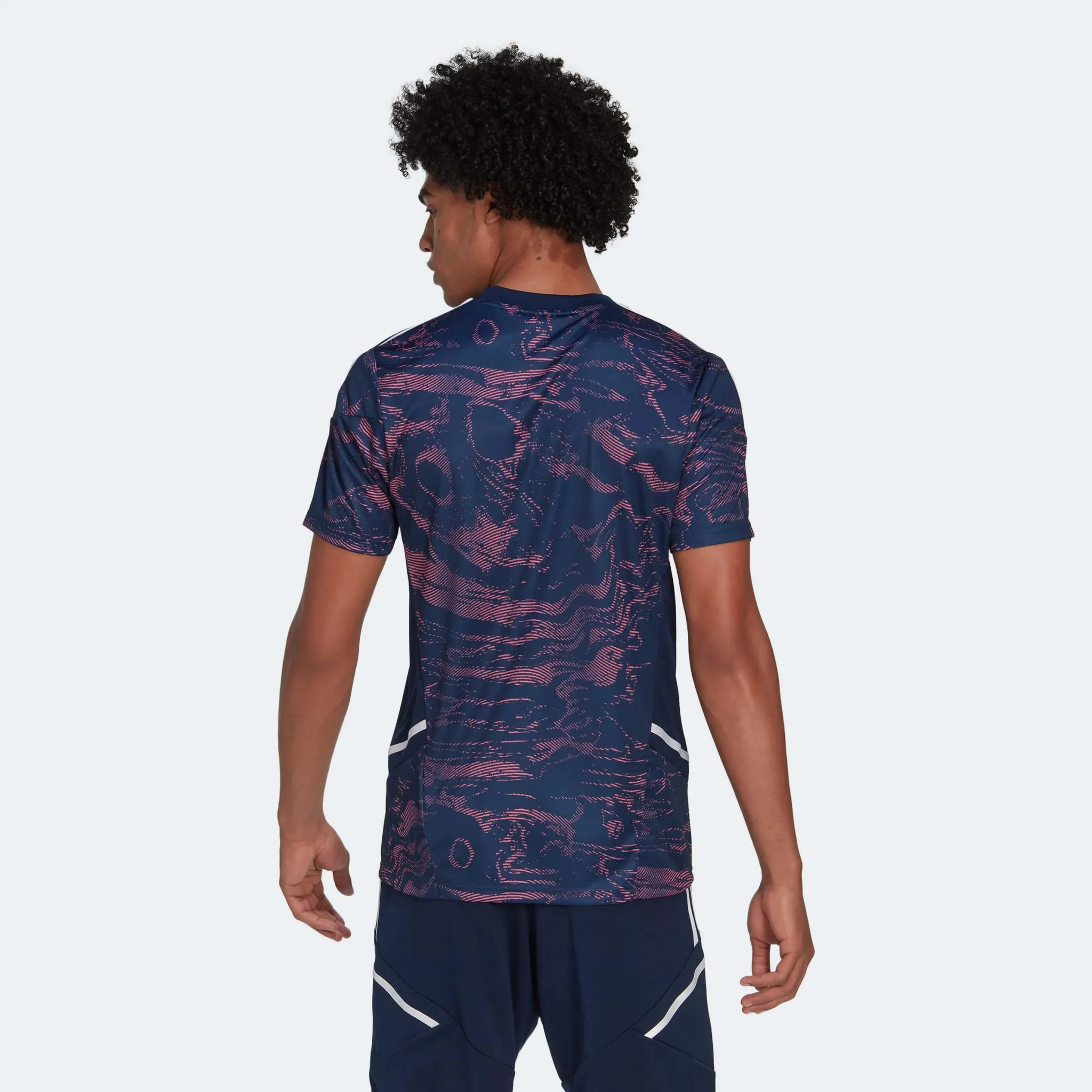 adidas 2022-23 Juventus EU Training Jersey - Navy-Rose - Image 4