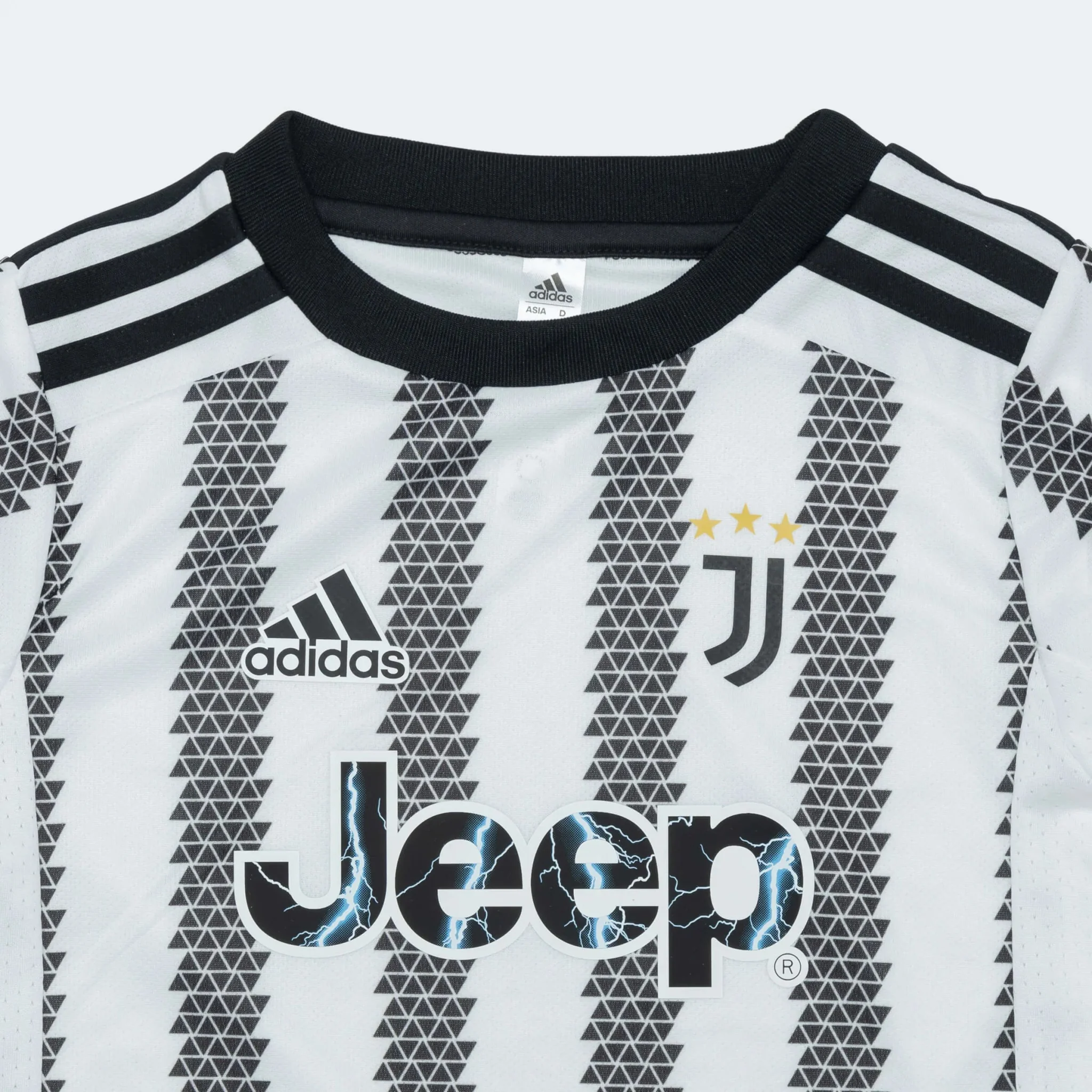 adidas 2022-23 Juventus Home Mini Kit - White-Black - Image 6