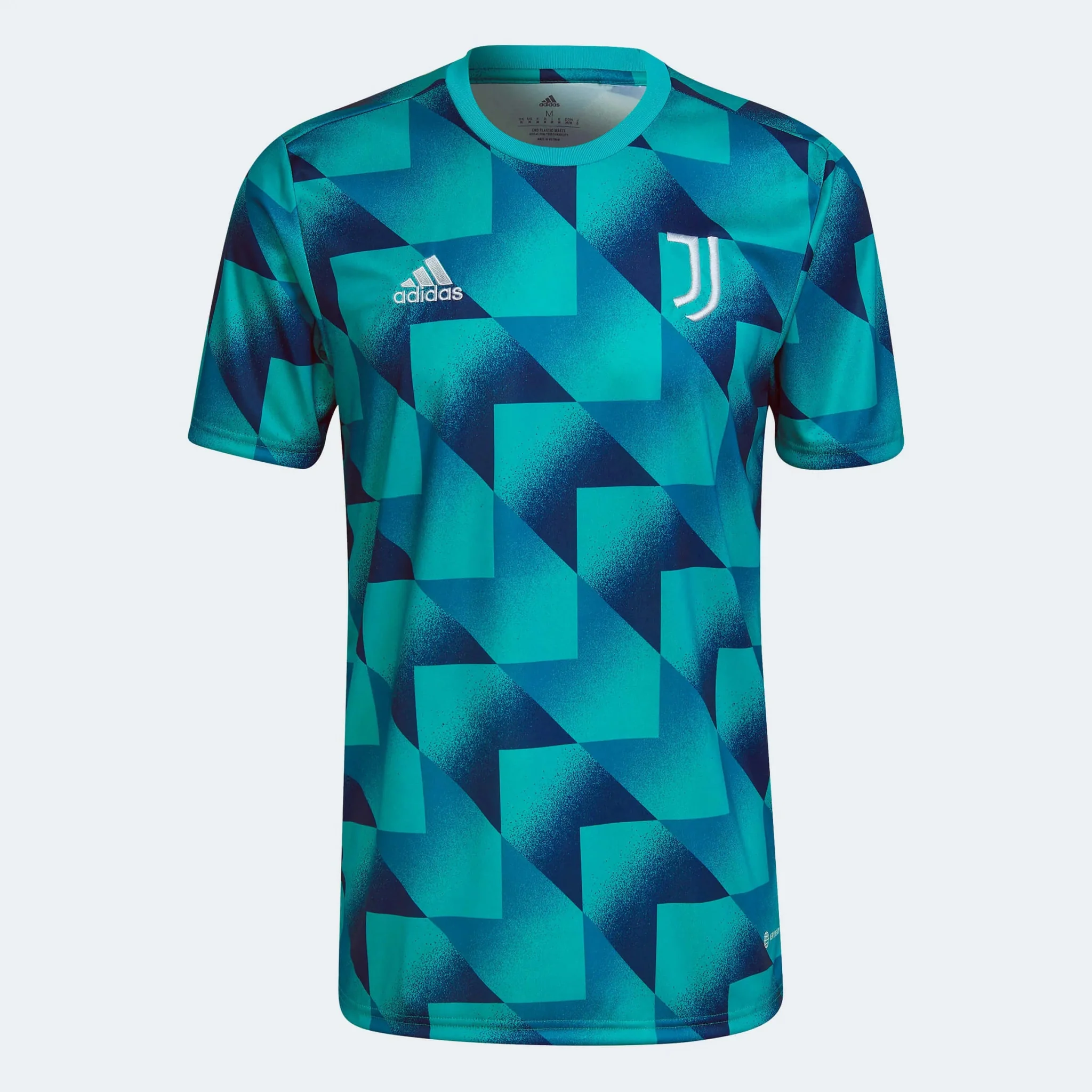 adidas 2022-23 Juventus Pre-Match Jersey - Aqua-Teal-Navy