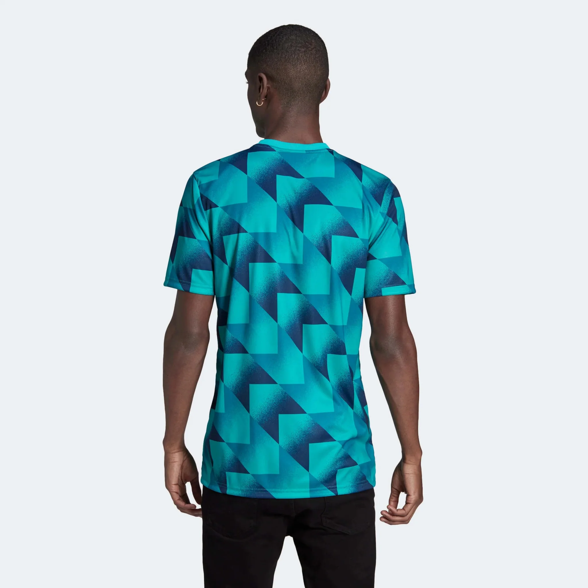 adidas 2022-23 Juventus Pre-Match Jersey - Aqua-Teal-Navy - Image 4