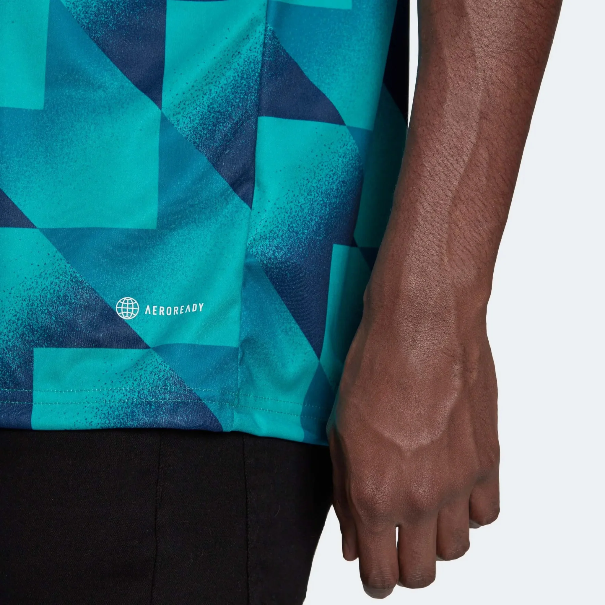 adidas 2022-23 Juventus Pre-Match Jersey - Aqua-Teal-Navy - Image 6