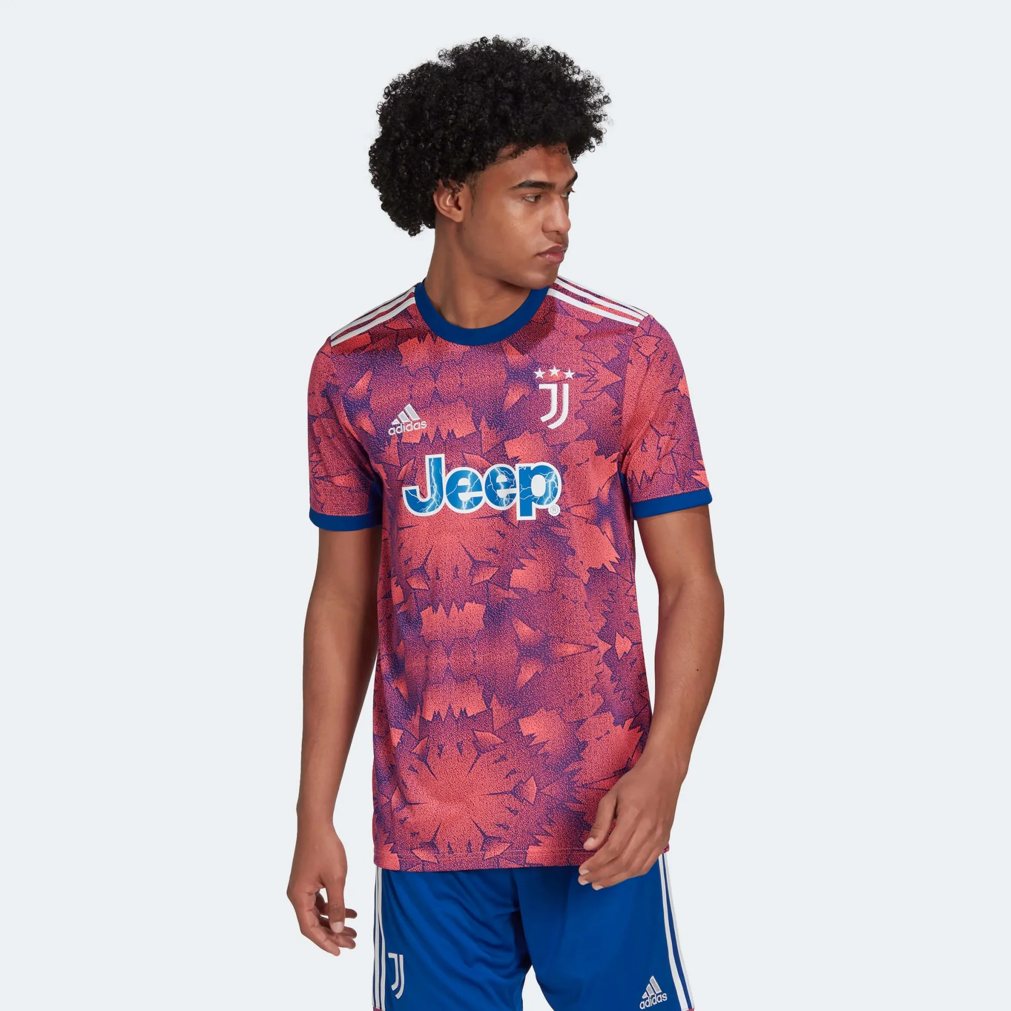 adidas 2022-23 Juventus Third Jersey - Pink-Royal - Image 3