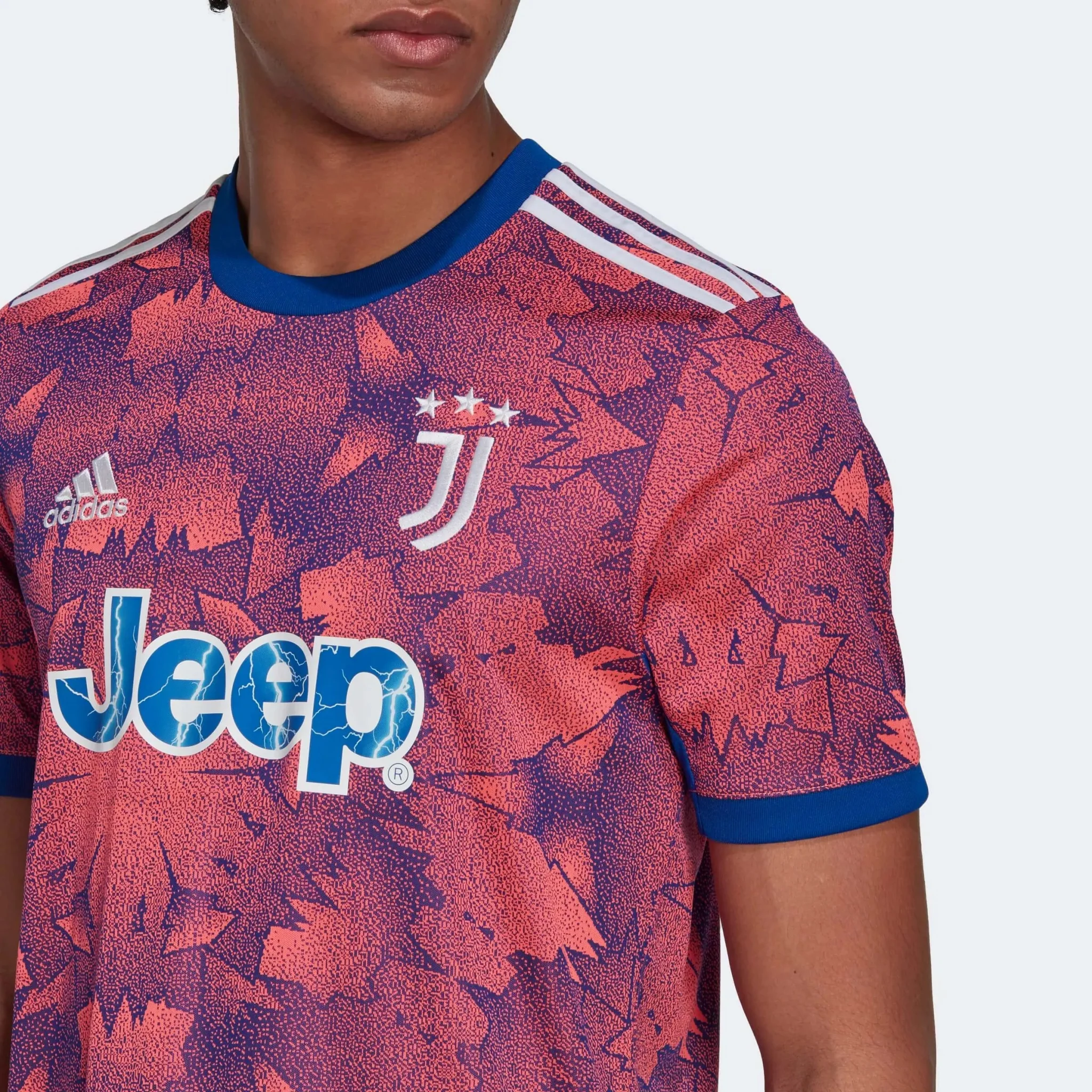adidas 2022-23 Juventus Third Jersey - Pink-Royal - Image 5