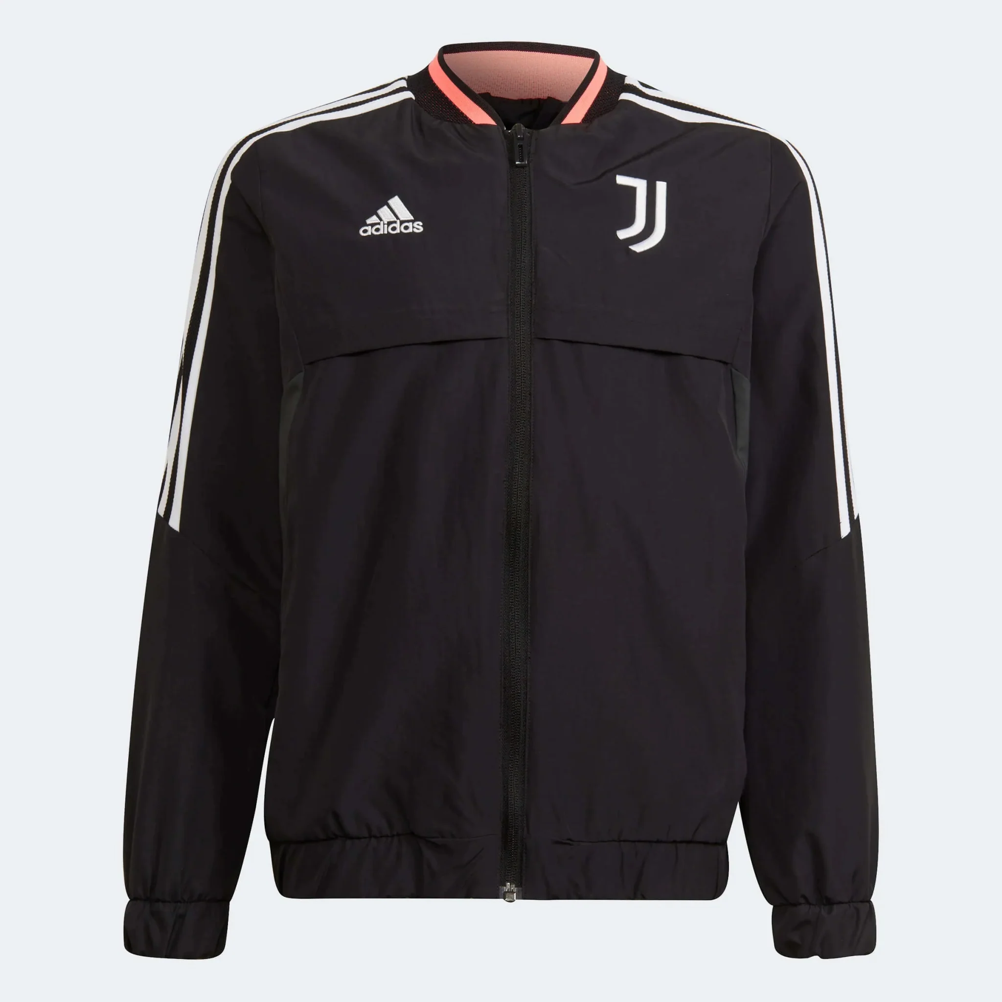 adidas 2022-23 Juventus Youth Anthem Jacket - Black