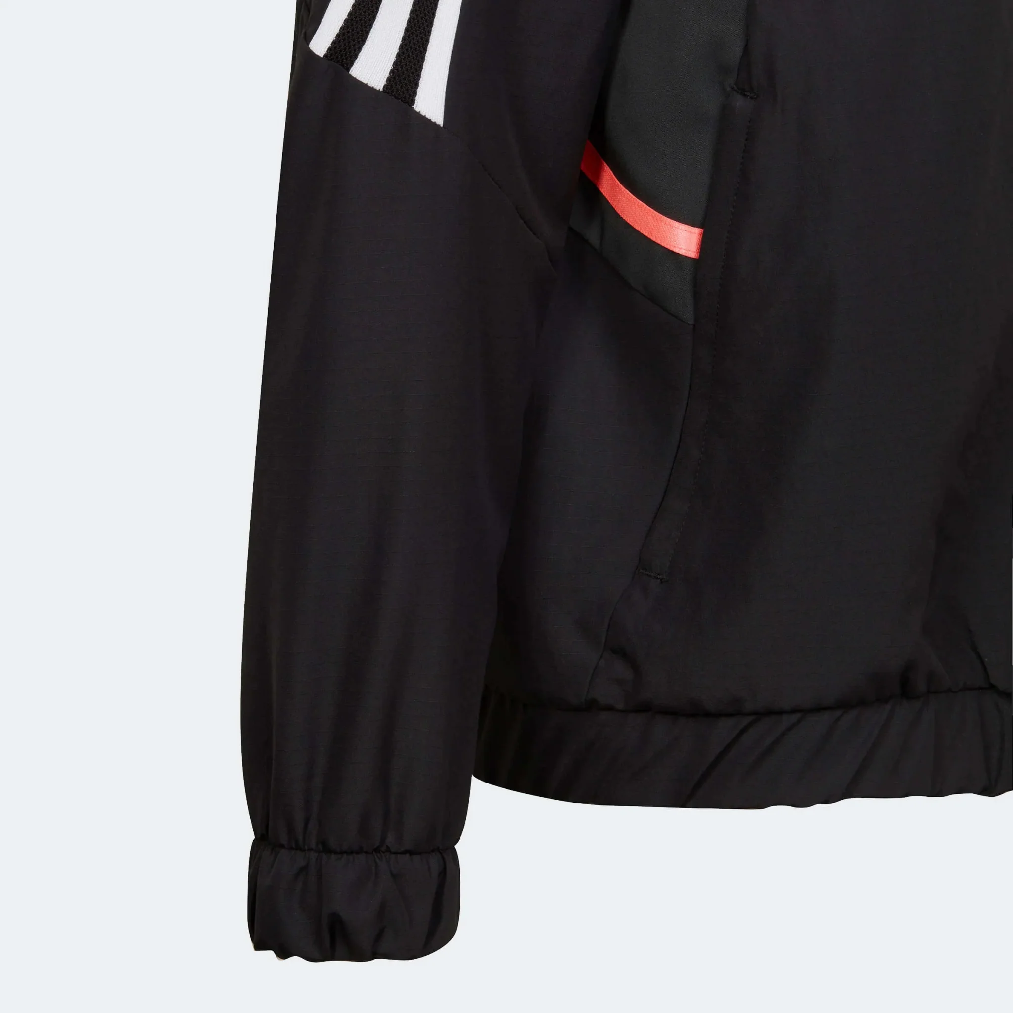 adidas 2022-23 Juventus Youth Anthem Jacket - Black - Image 5