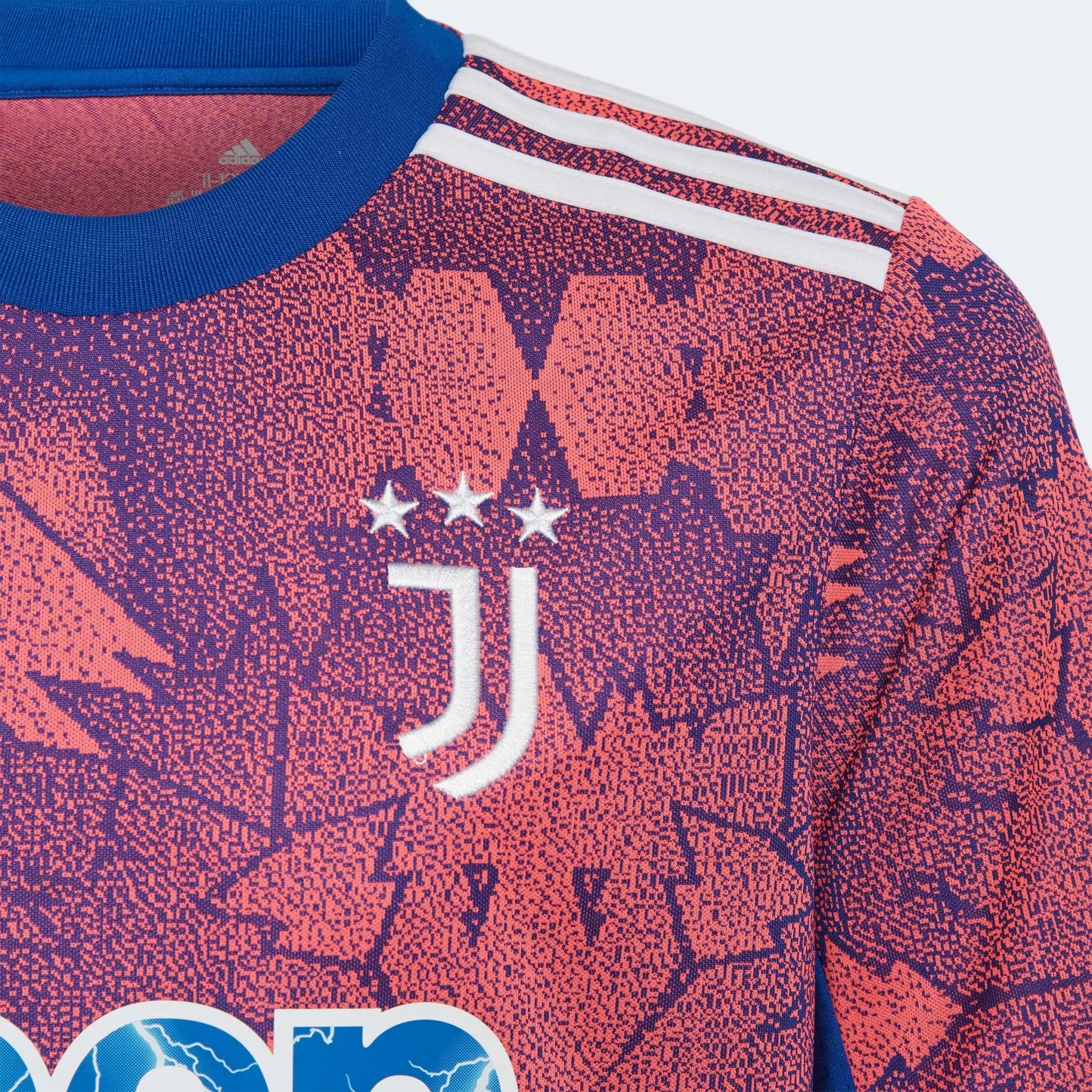 adidas 2022-23 Juventus Youth Third Jersey - Pink-Royal - Image 3