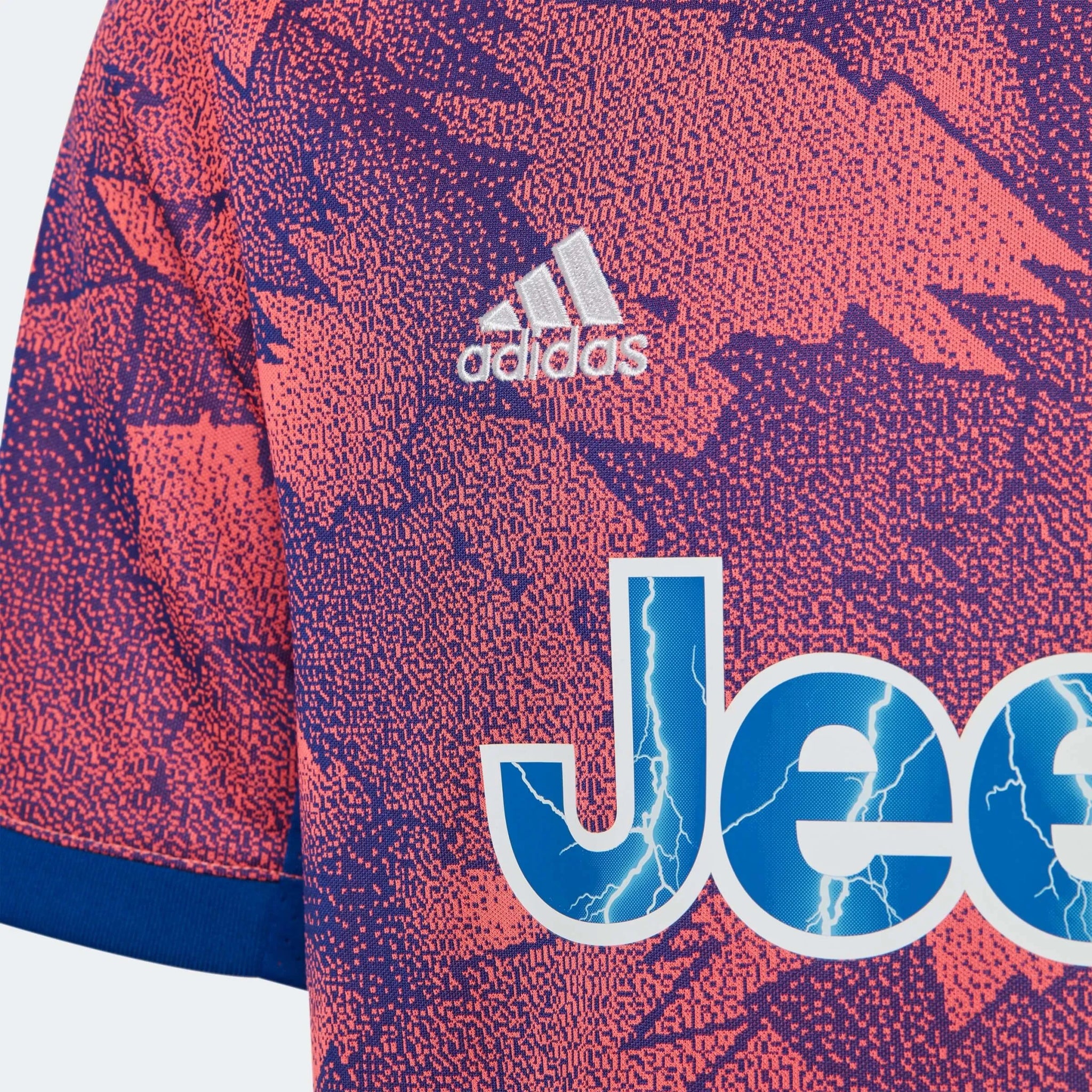 adidas 2022-23 Juventus Youth Third Jersey - Pink-Royal - Image 4