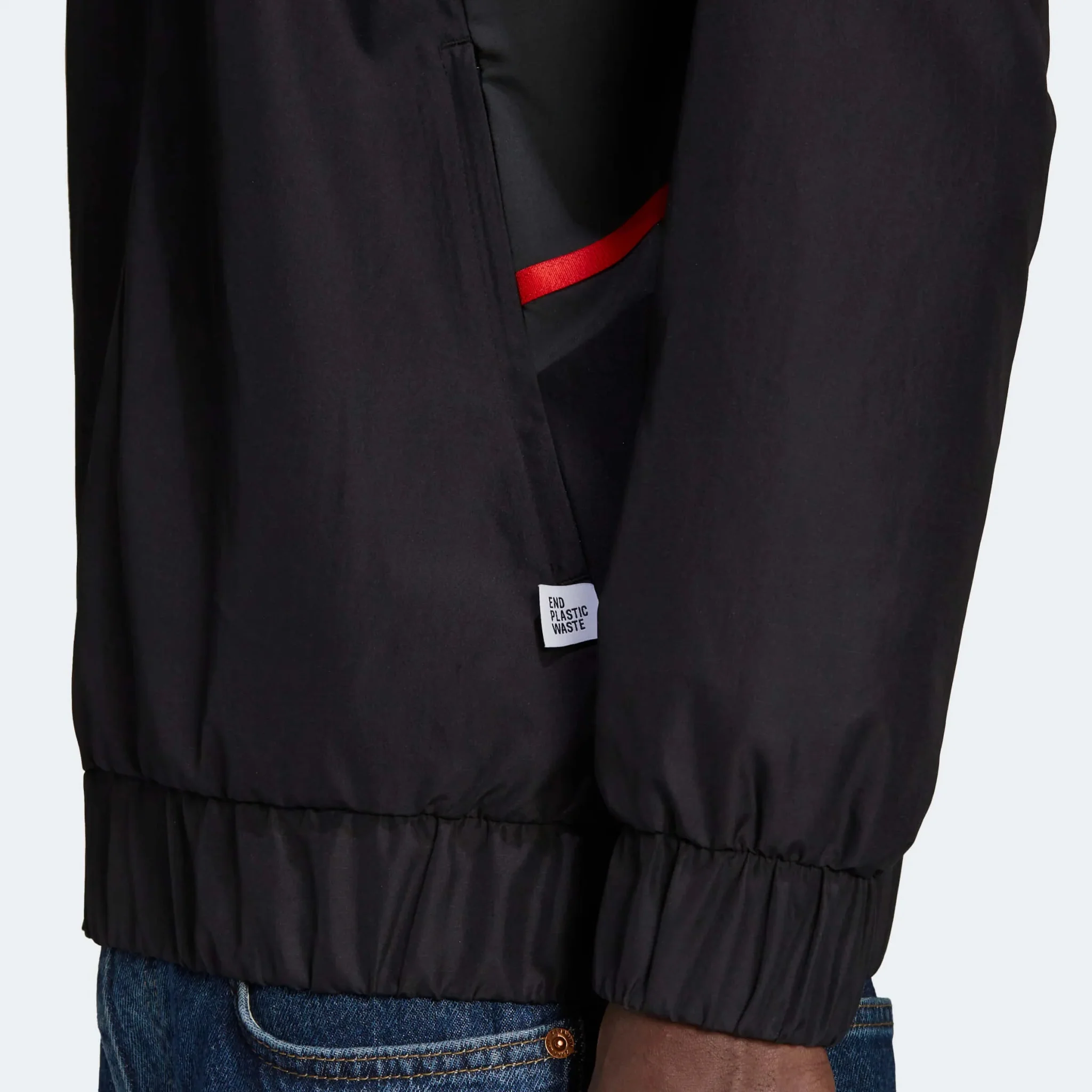 Adidas 2022-23 Manchester United Anthem Jacket - Black - Image 5