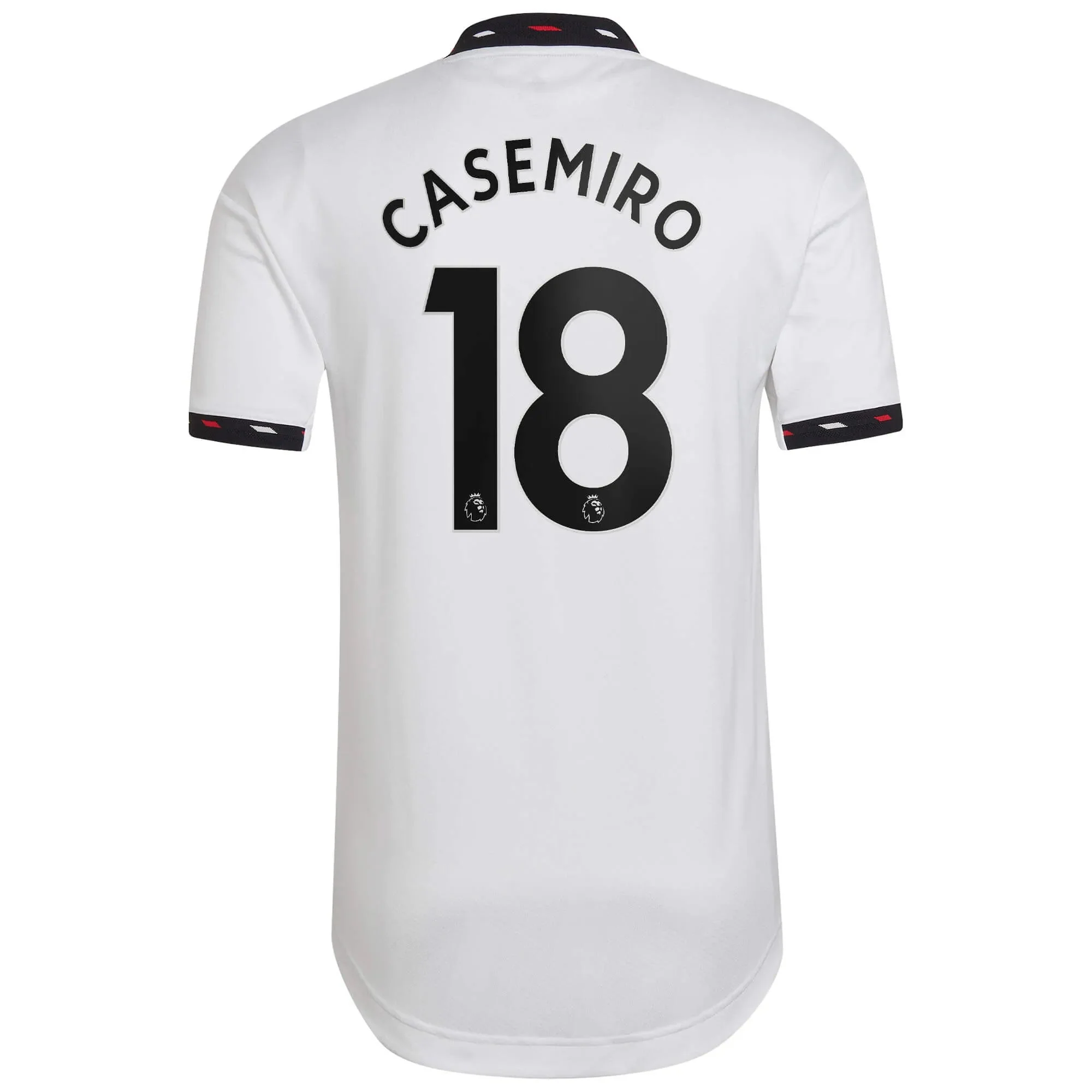 adidas 2022-23 Manchester United Authentic Away Jersey - White - Image 3