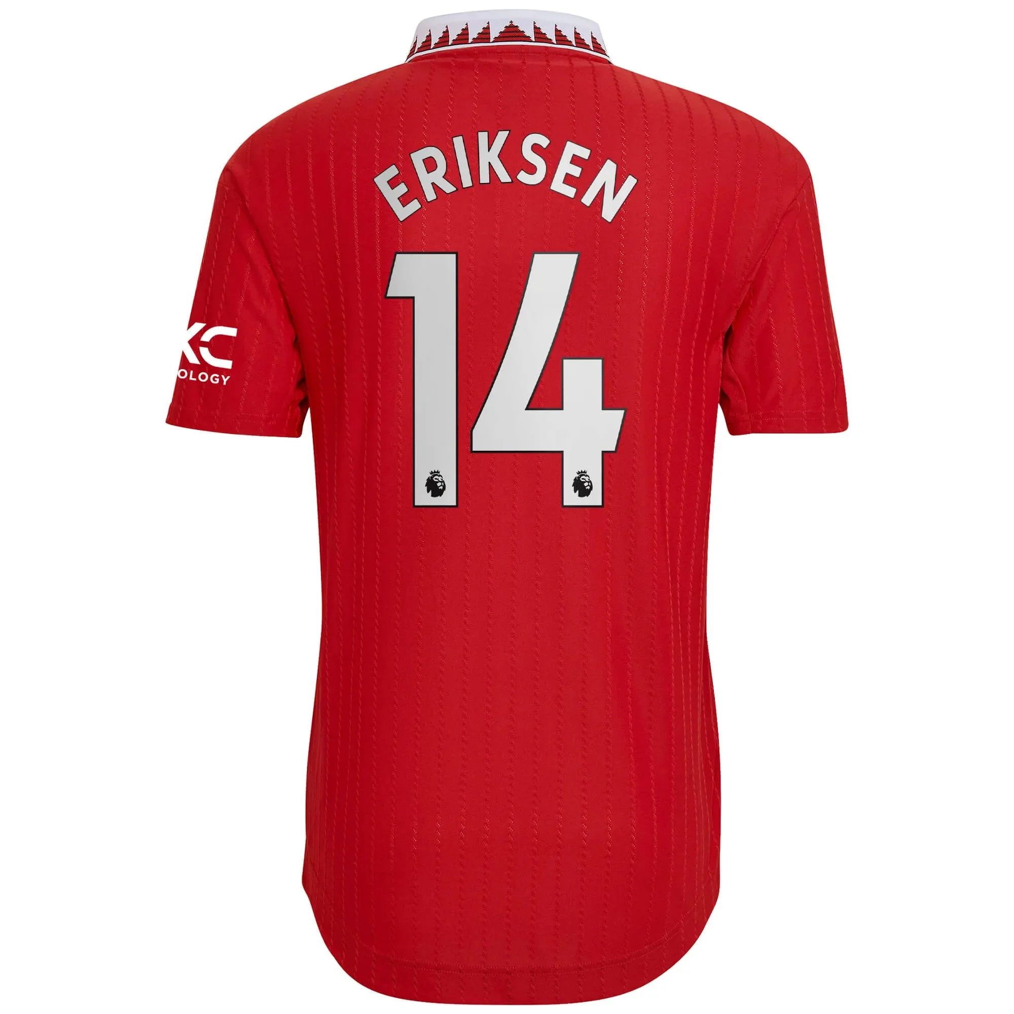 adidas 2022-23 Manchester United Authentic Home Jersey - Red-White - Image 2