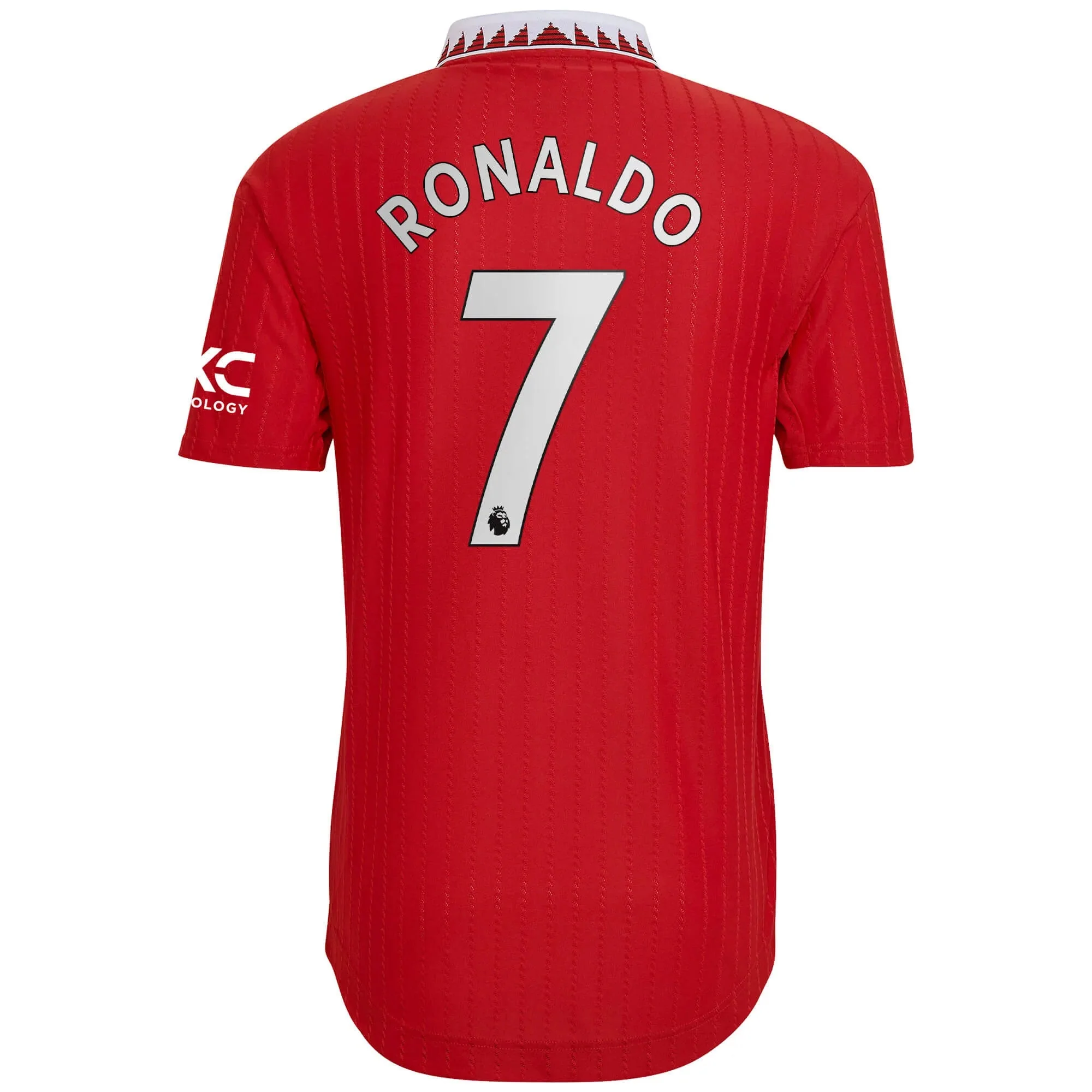 adidas 2022-23 Manchester United Authentic Home Jersey - Red-White - Image 3