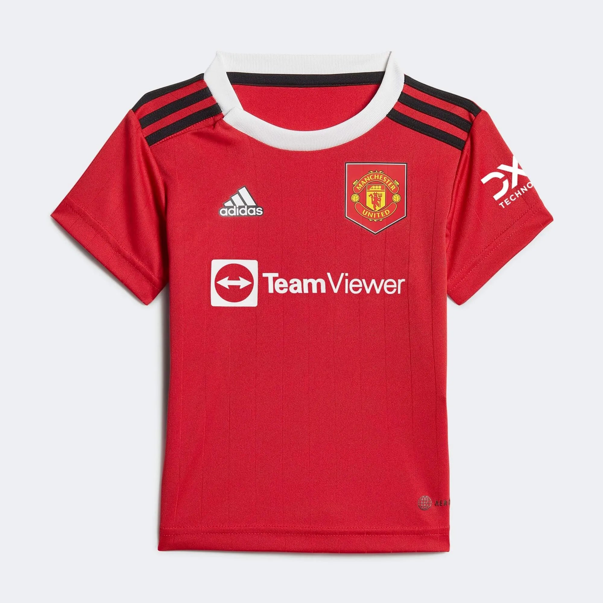 adidas 2022-23 Manchester United Home Baby Kit - Red-White - Image 2