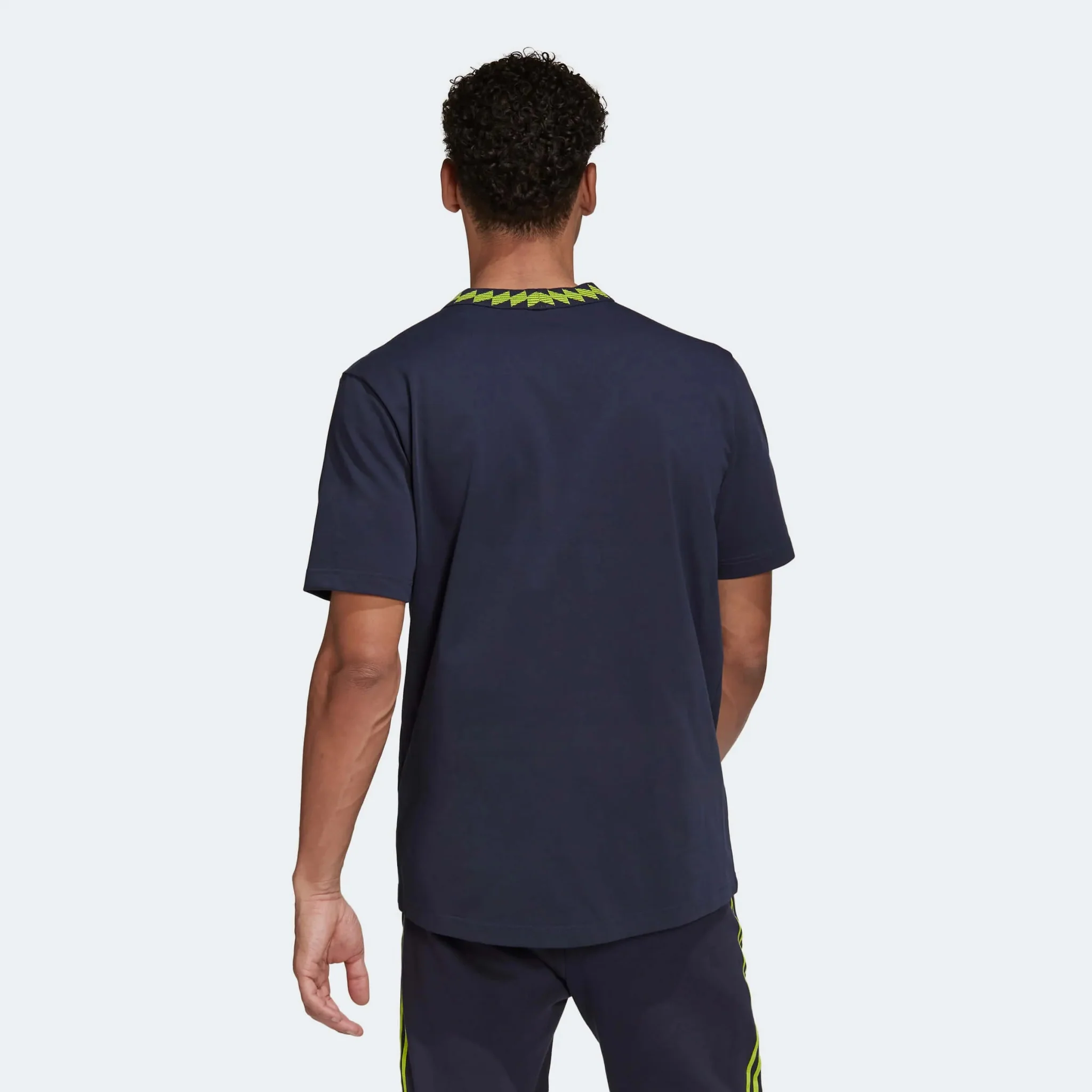 adidas 2022-23 Manchester United Lifestyler Tee - Legend Ink - Image 3