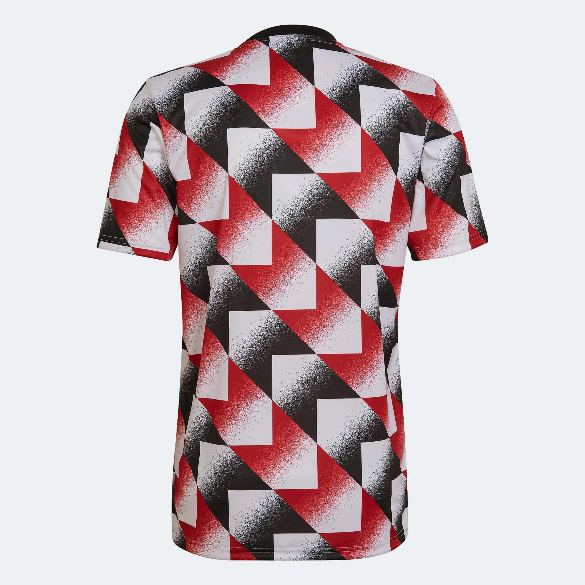 adidas 2022-23 Manchester United Pre-Match Jersey - White-Red-Black - Image 2