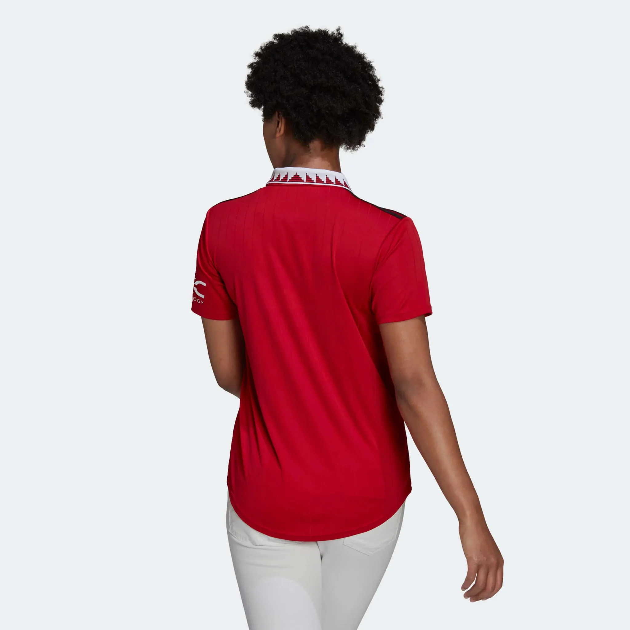 adidas 2022-23 Manchester United Women's Home Jersey - Red-White - Image 7