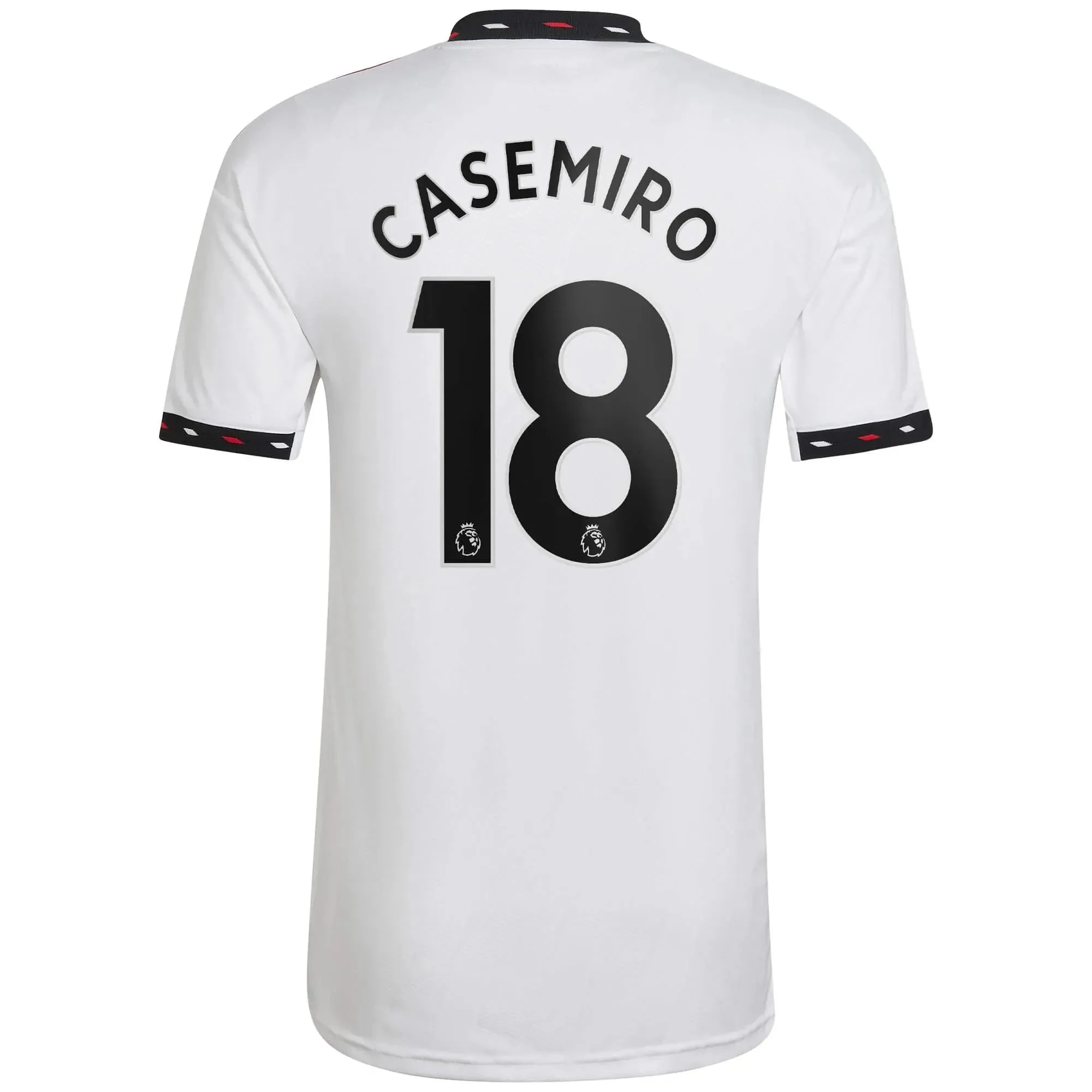 adidas 2022-23 Manchester United Youth Away Jersey - White - Image 8