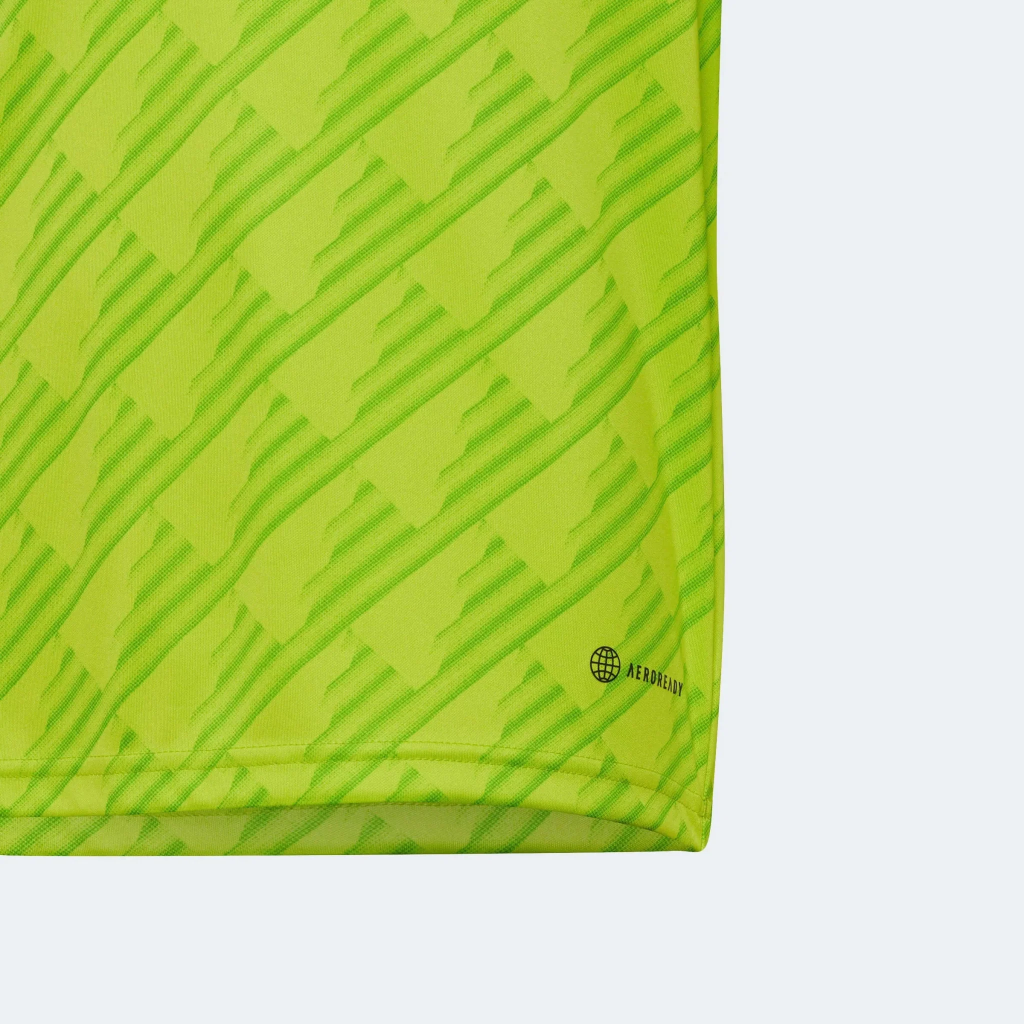 adidas 2022-23 Manchester United Youth Third Jersey - Solar Slime - Image 5