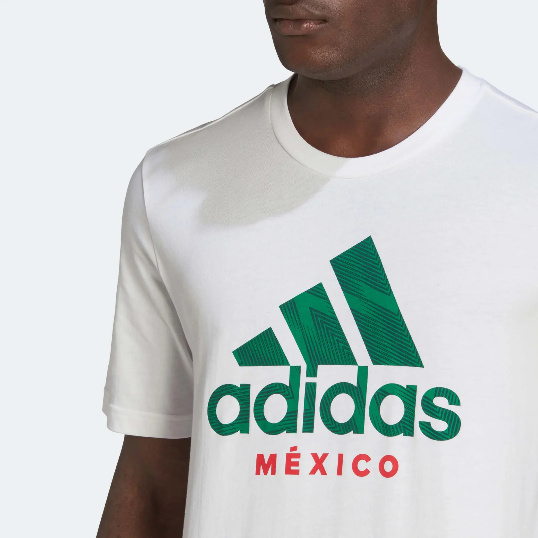 adidas 2022-23 Mexico DNA Graphic Tee - White - Image 4