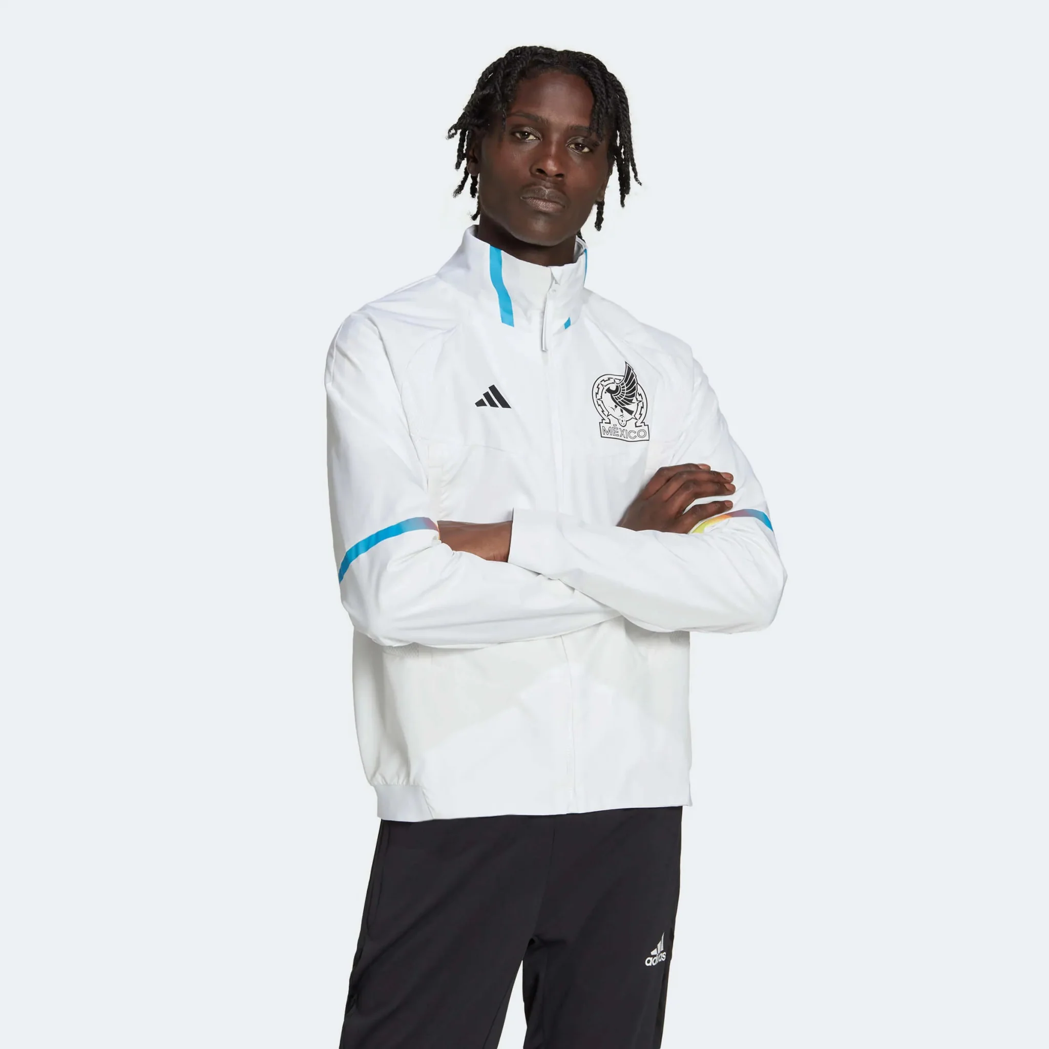 adidas 2022-23 Mexico Game Day Anthem Jacket - Image 2