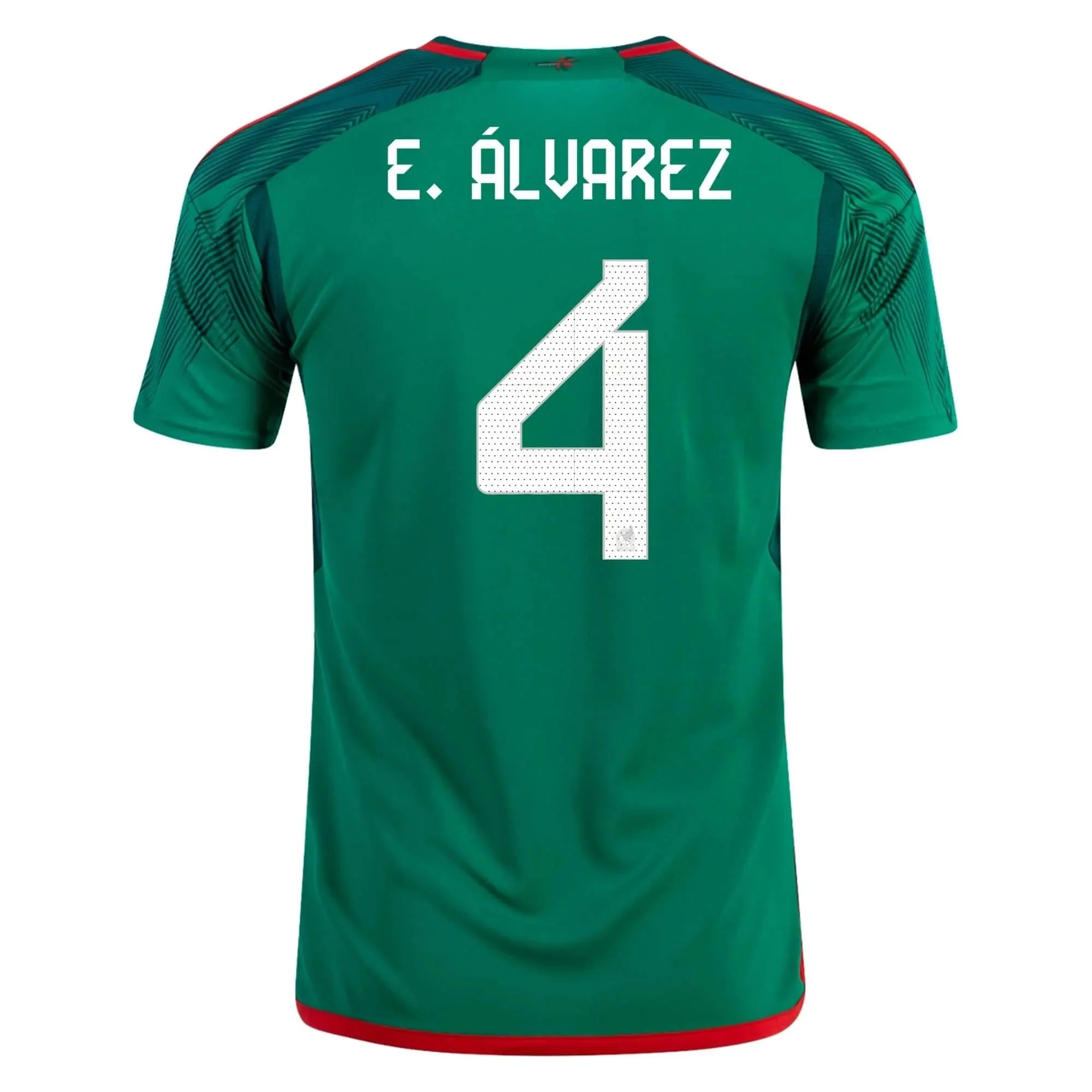 adidas 2022-23 Mexico Home Jersey - Green-Red - Image 17