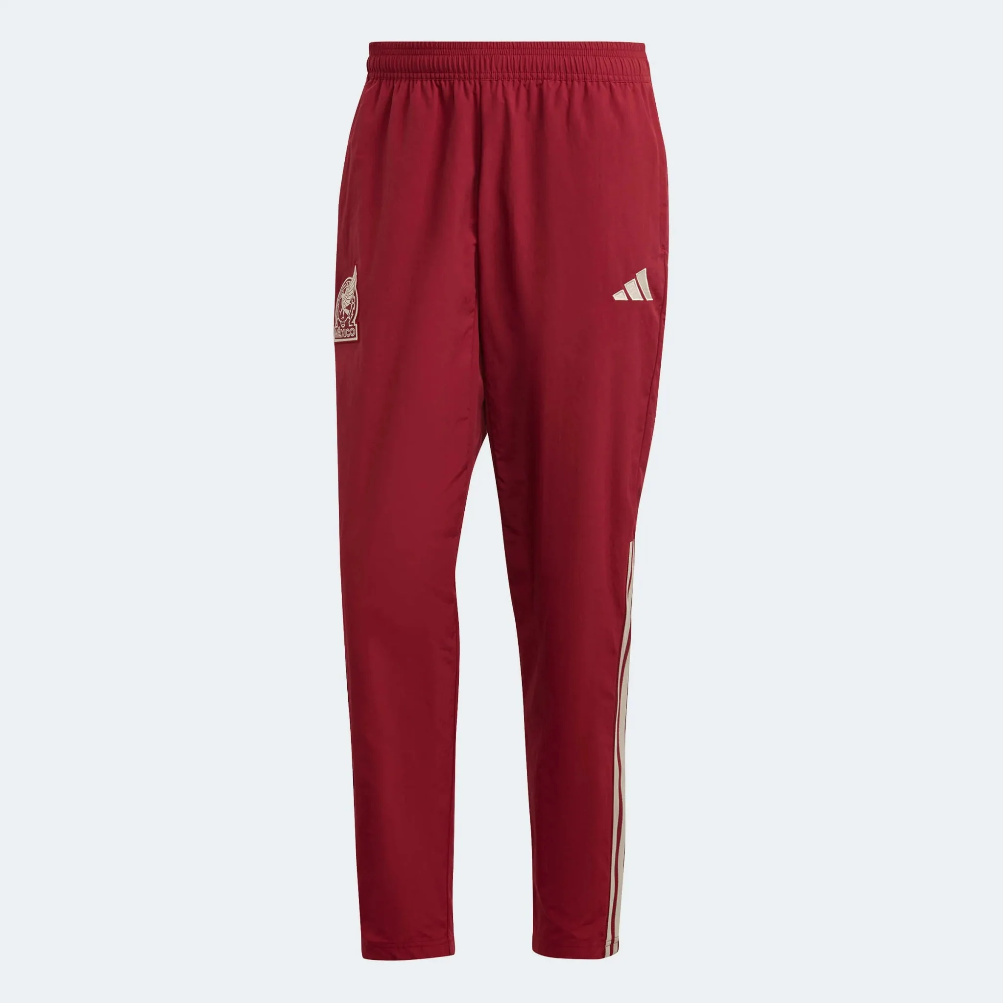 adidas 2022-23 Mexico Presentation Pants - Burgundy