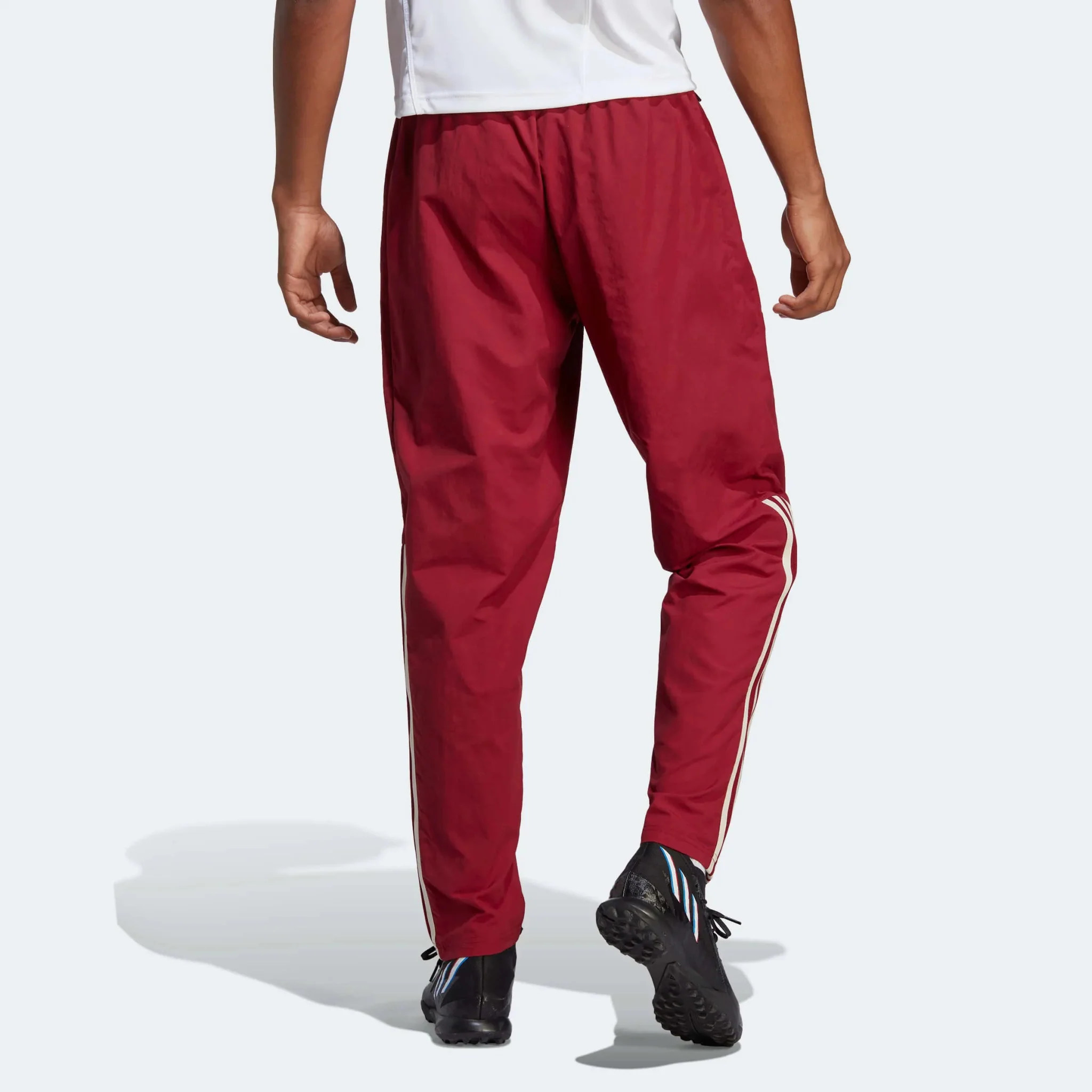 adidas 2022-23 Mexico Presentation Pants - Burgundy - Image 4