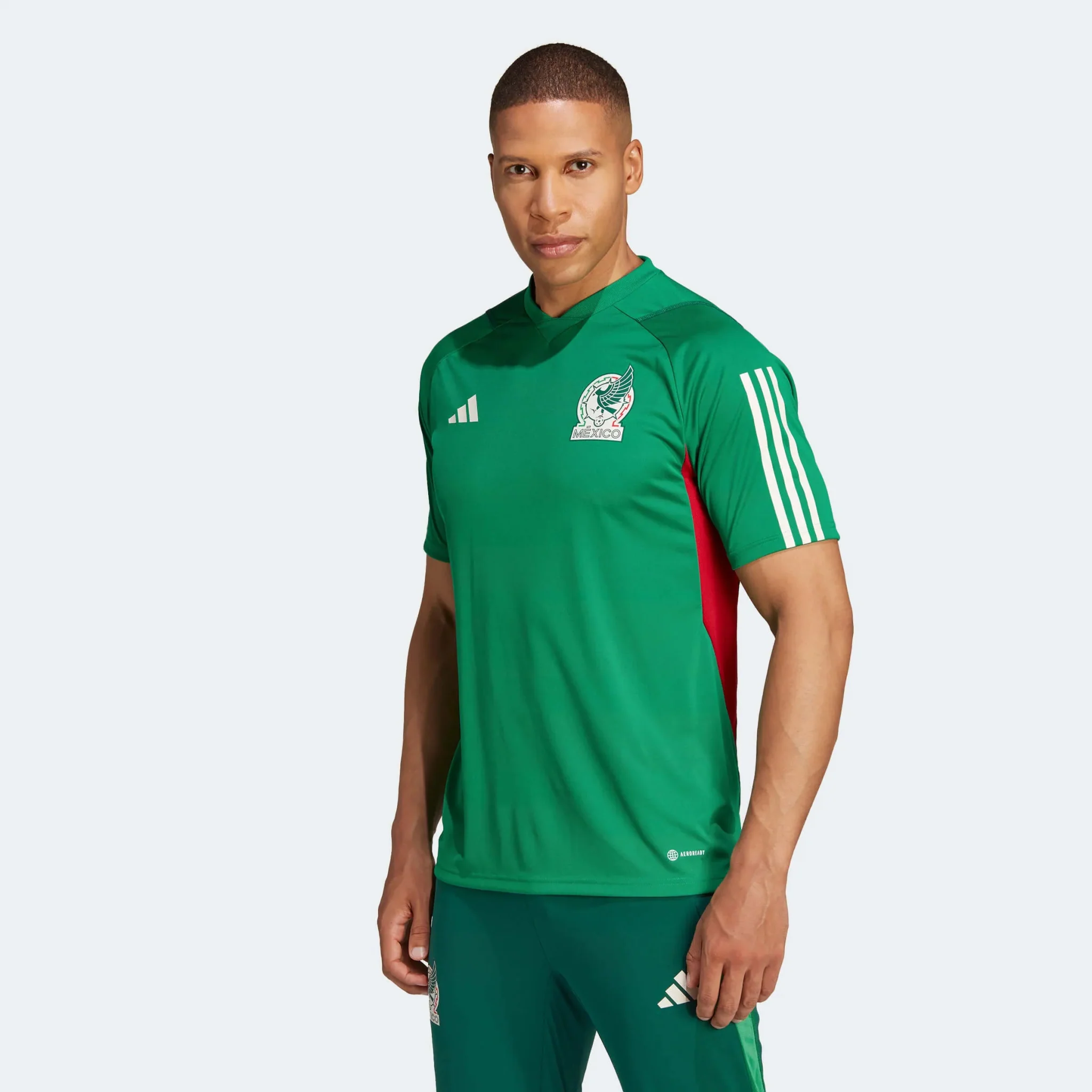 adidas 2022-23 Mexico Training Jersey - Green - Image 3