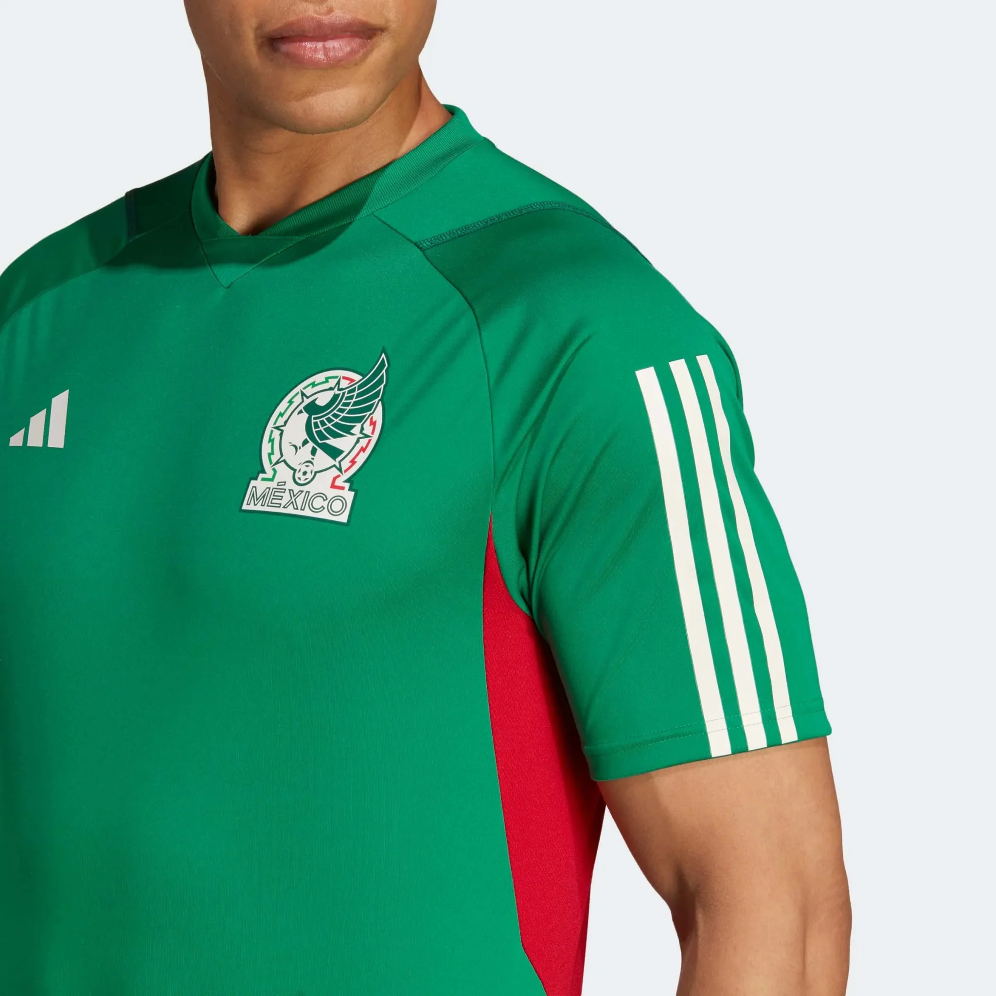 adidas 2022-23 Mexico Training Jersey - Green - Image 5