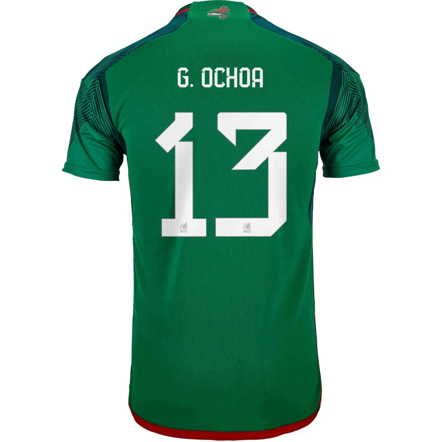adidas 2022-23 Mexico Women's Home Jersey - Green-Red - Image 3