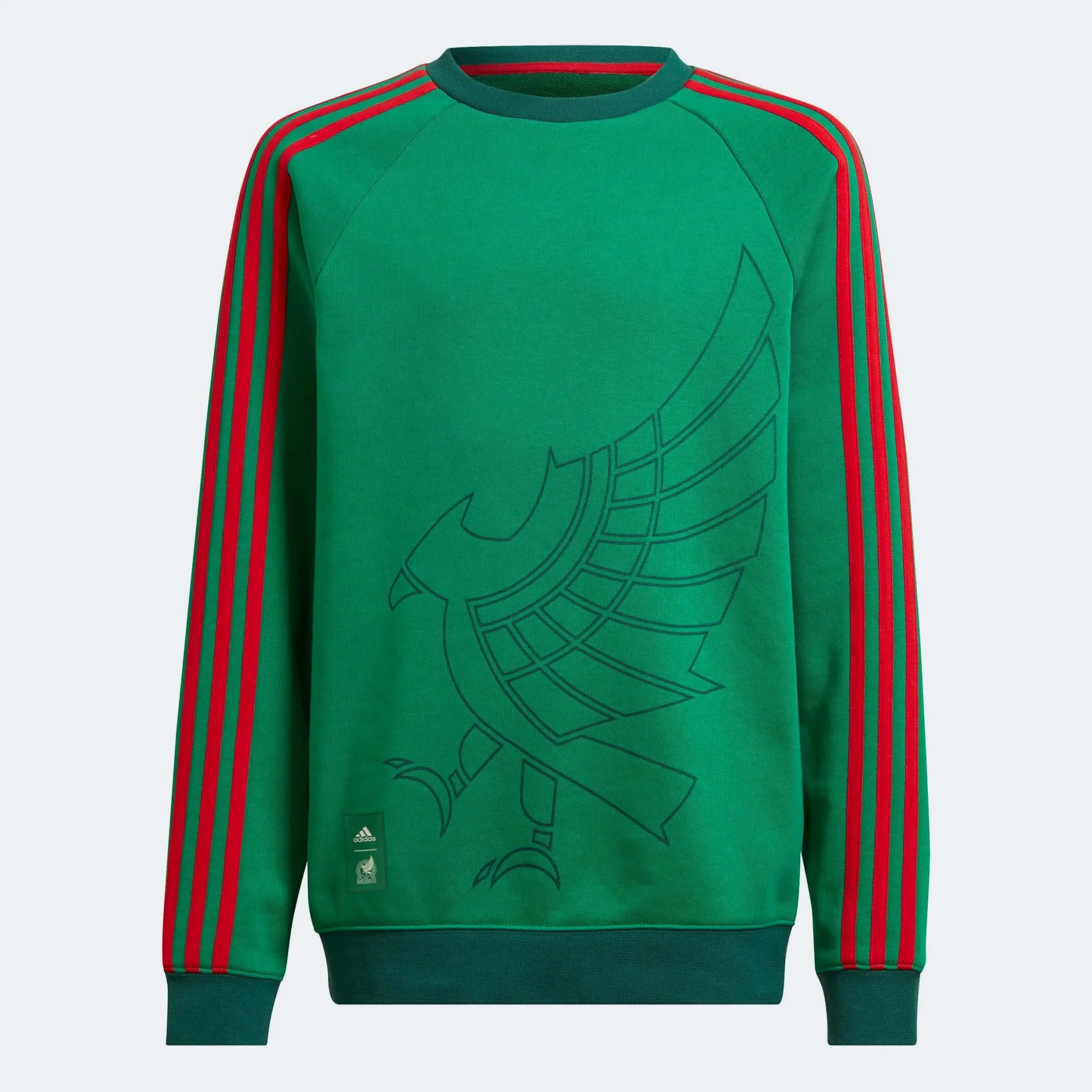 adidas 2022-23 Mexico Youth Crew Sweatshirt
