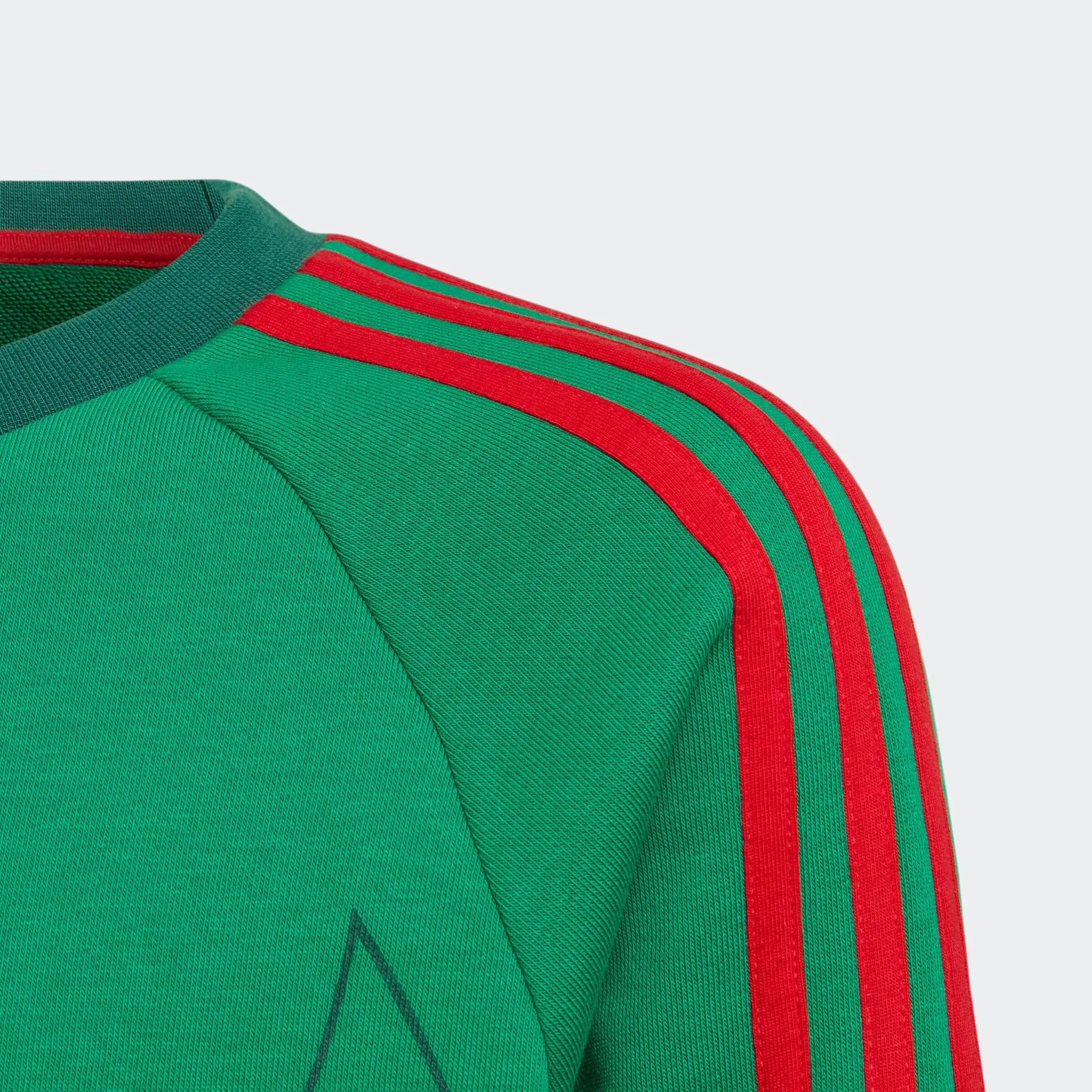 adidas 2022-23 Mexico Youth Crew Sweatshirt - Image 3