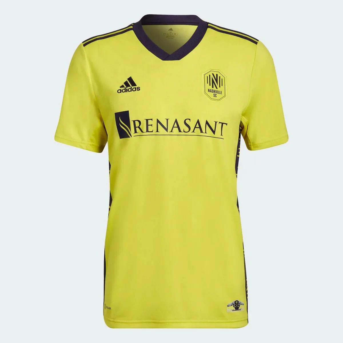 adidas 2022-23 Nashville SC Home Jersey - Yellow-Noble Ink