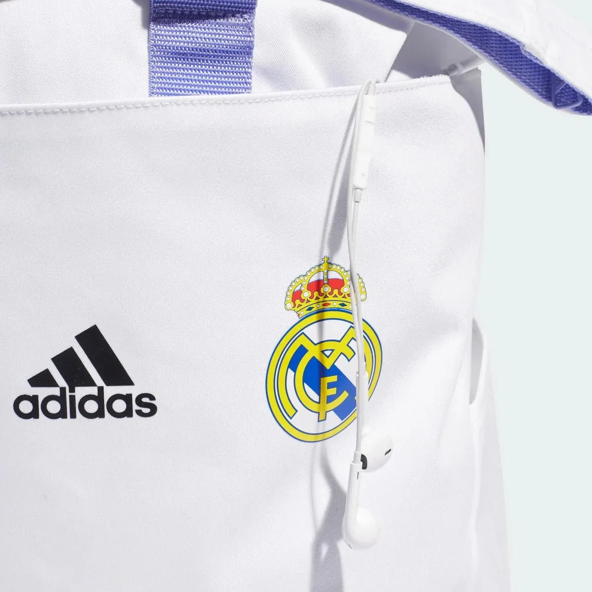 adidas 2022-23 Real Madrid Backpack - White-Purple - Image 6
