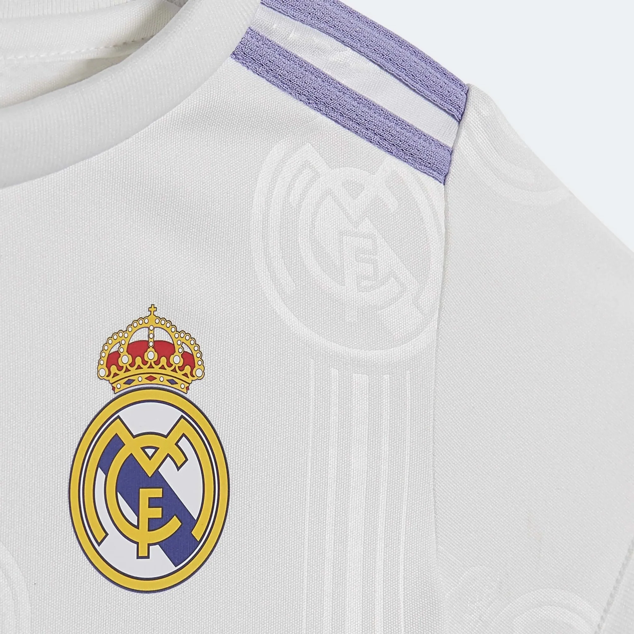 adidas 2022-23 Real Madrid Home Baby Kit - White - Image 3