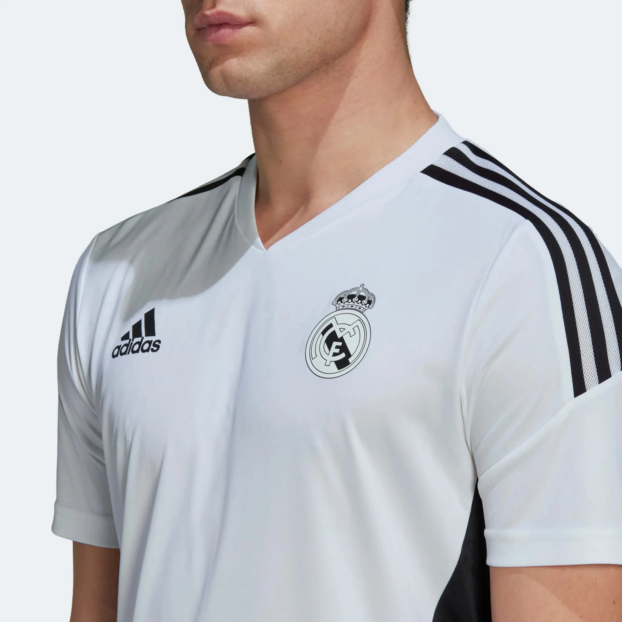 adidas 2022-23 Real Madrid Training Jersey - White - Image 5