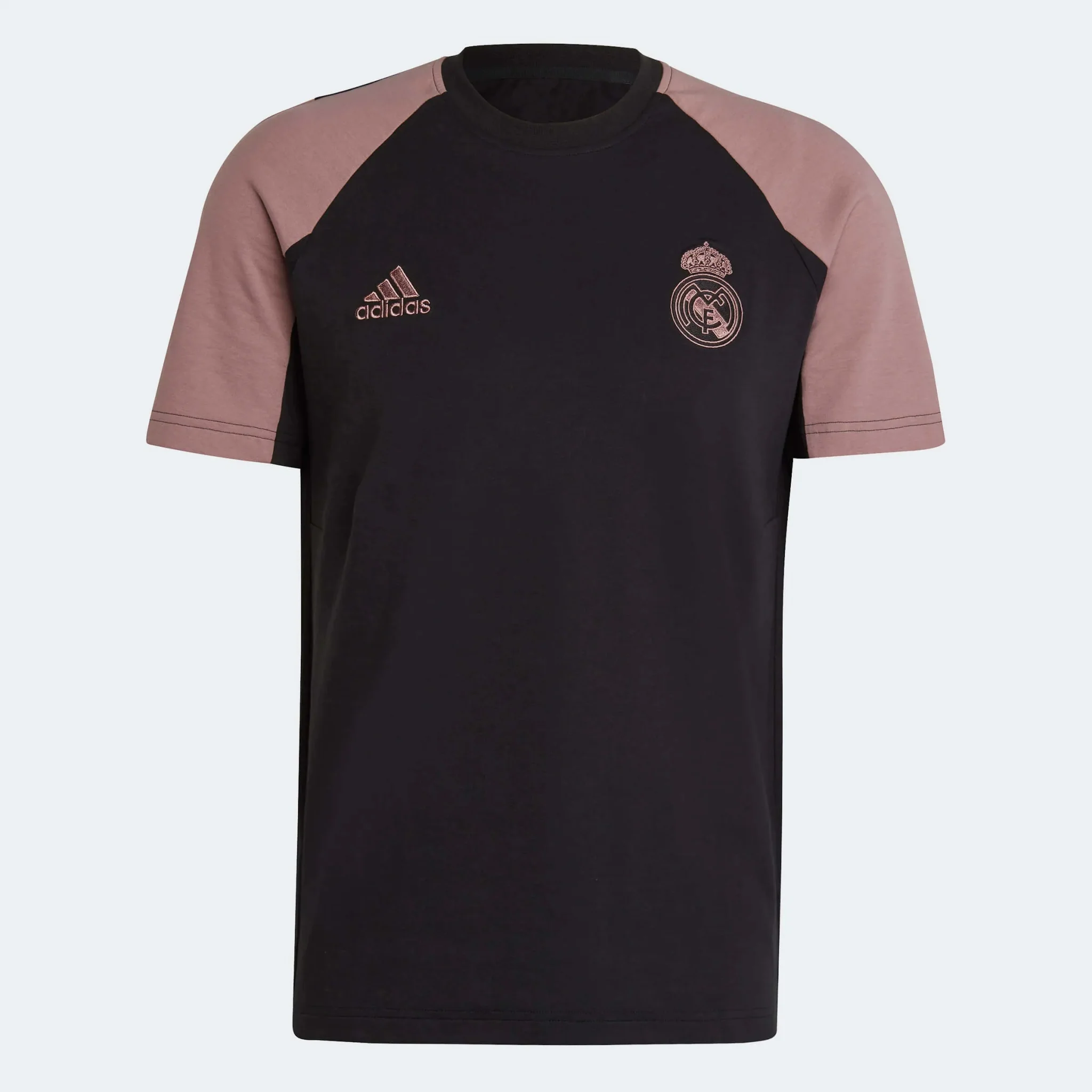 adidas 2022-23 Real Madrid Travel Tee - Black-Purple