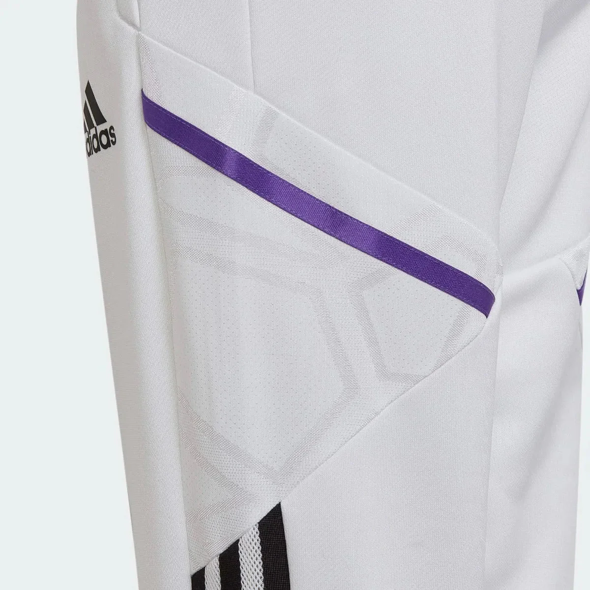 adidas 2022-23 Real Madrid Youth Training Pants - White - Image 3