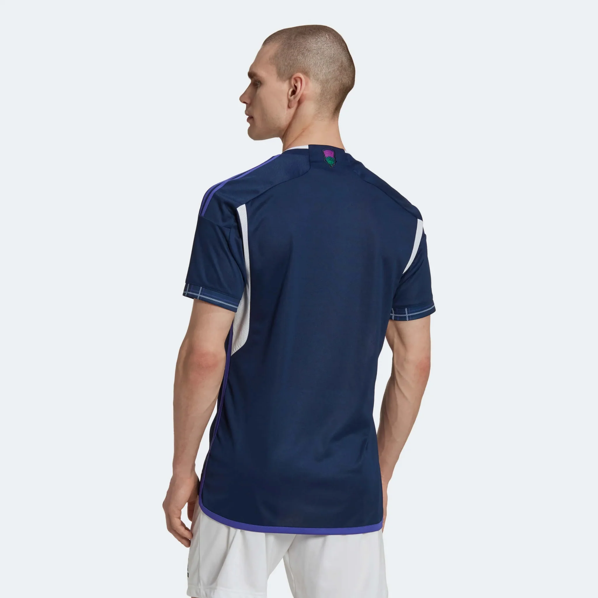 adidas 2022-23 Scotland Home Jersey - Navy Blue - Image 4