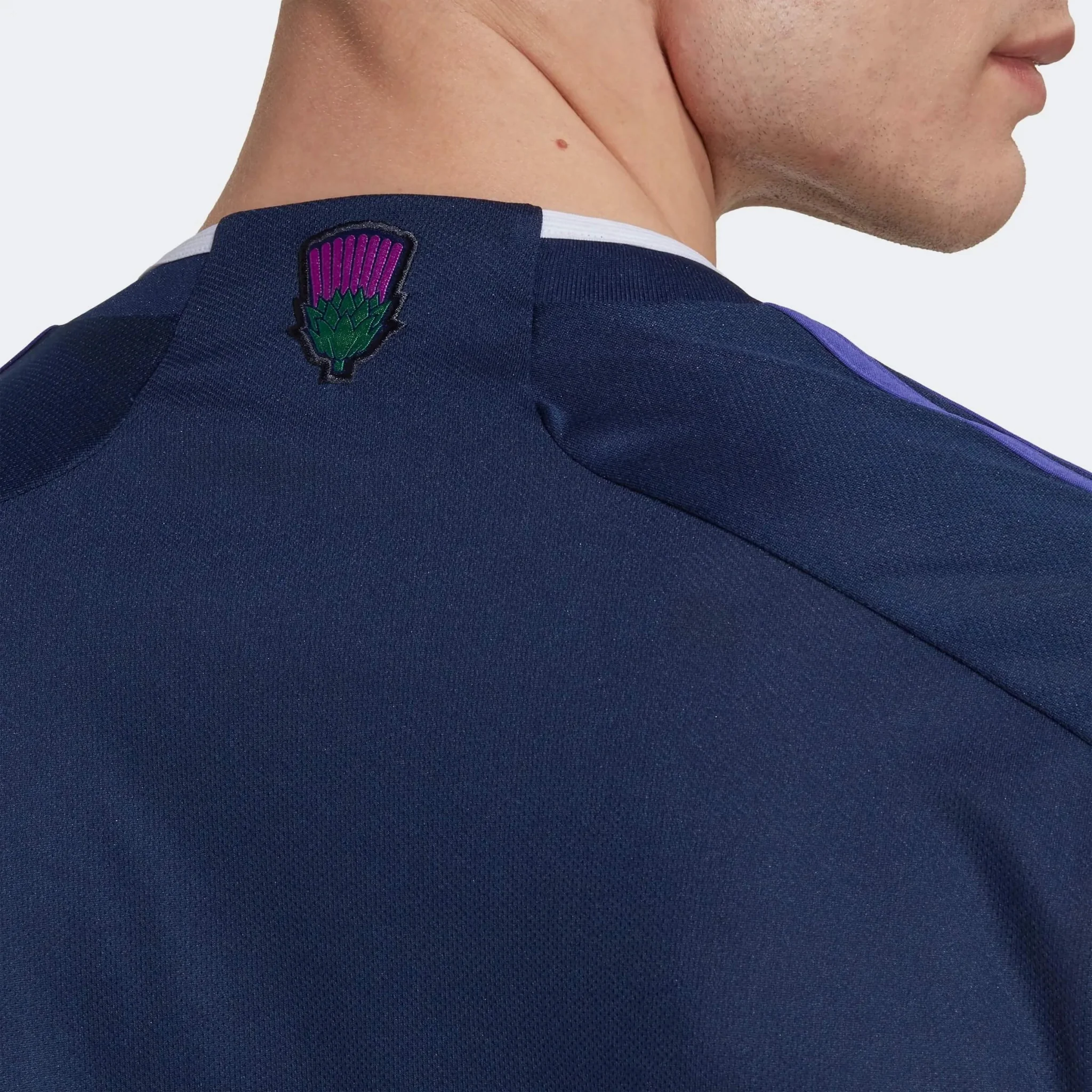 adidas 2022-23 Scotland Home Jersey - Navy Blue - Image 6