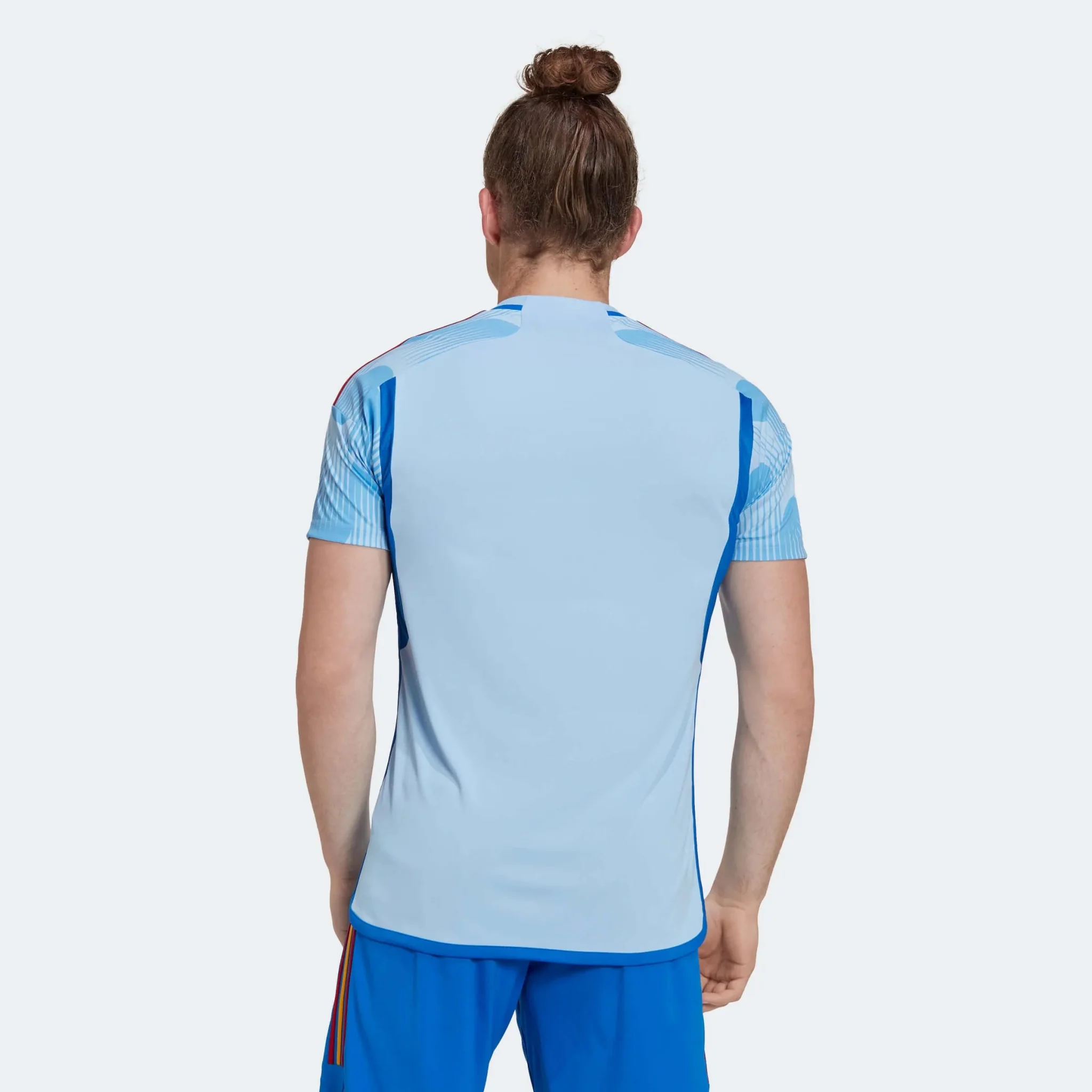 adidas 2022-23 Spain Away Jersey Glory Blue - Image 4