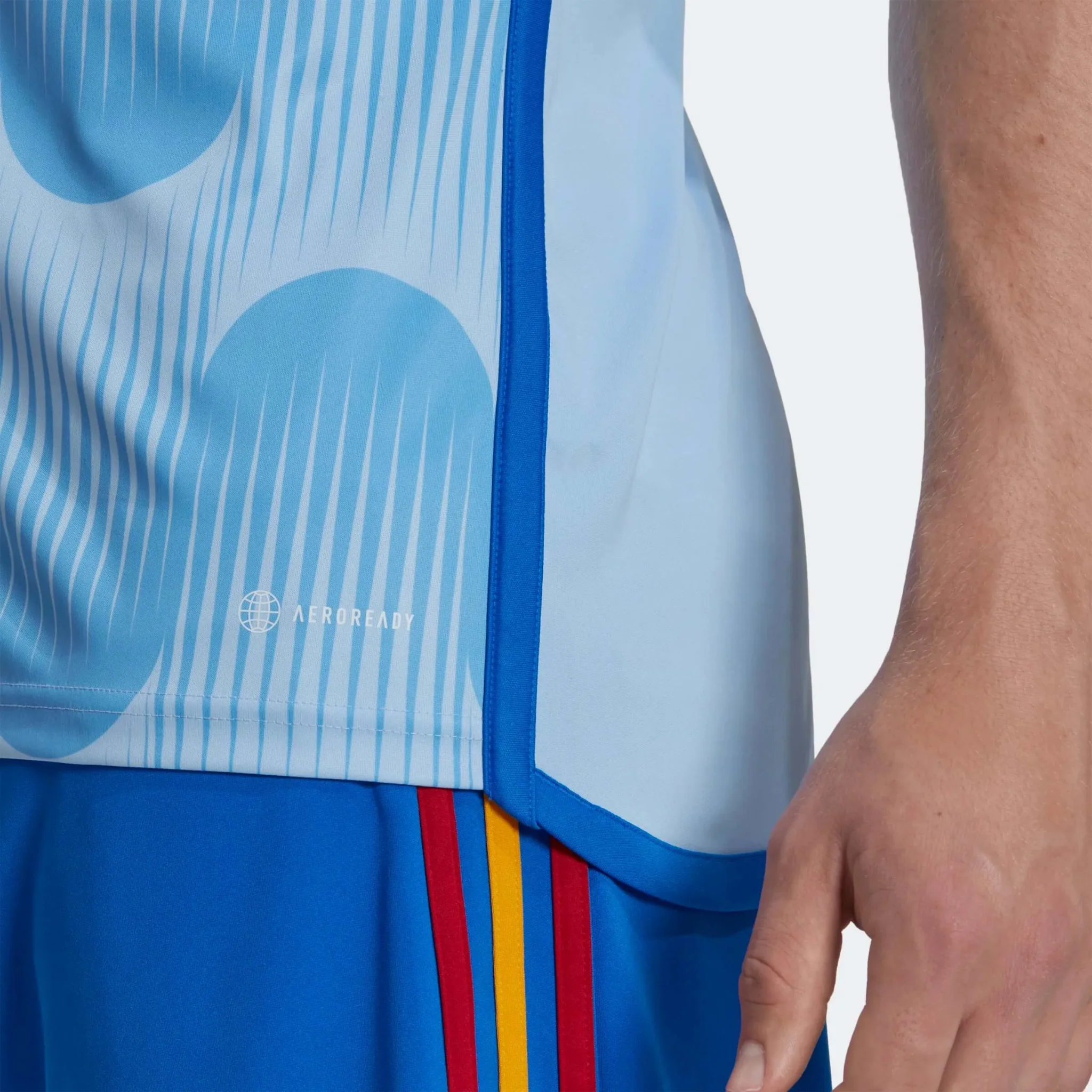 adidas 2022-23 Spain Away Jersey Glory Blue - Image 7