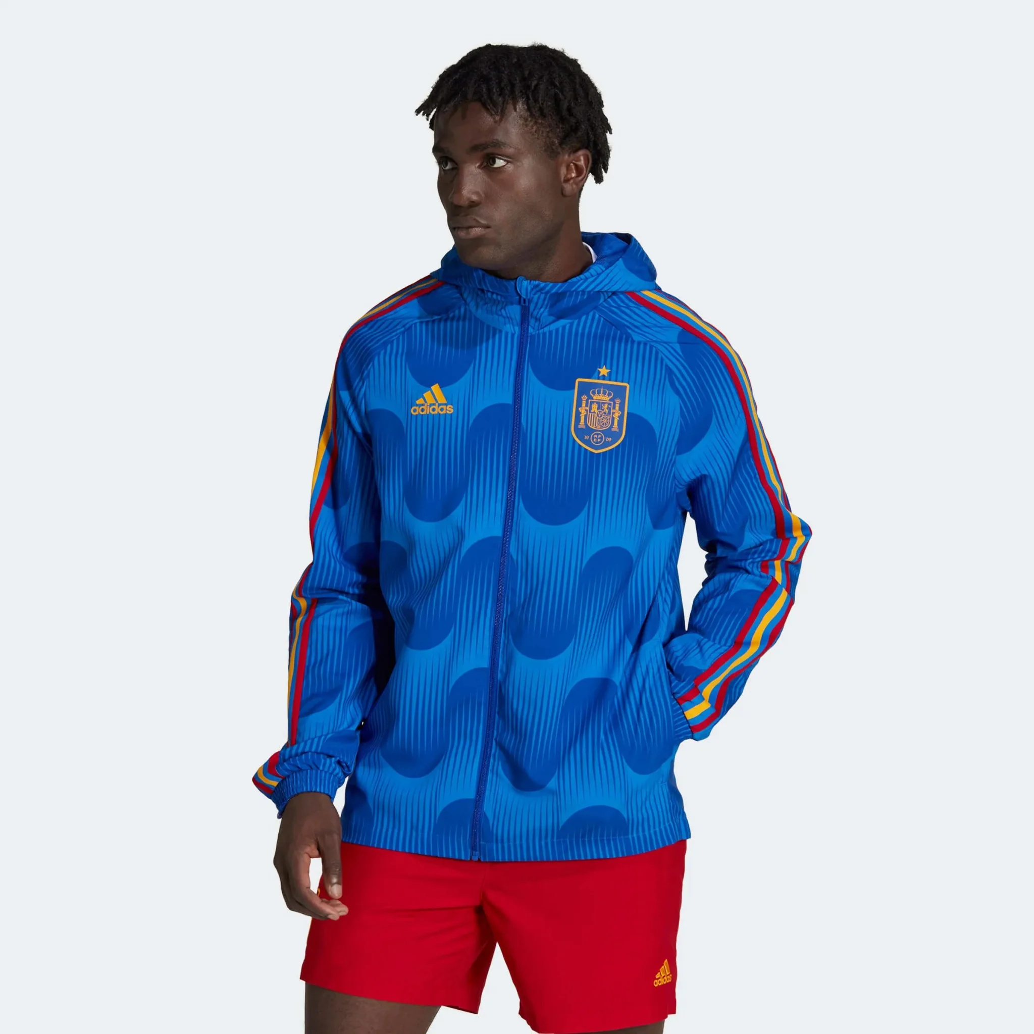 adidas 2022-23 Spain DNA Windbreaker - Blue - Image 2