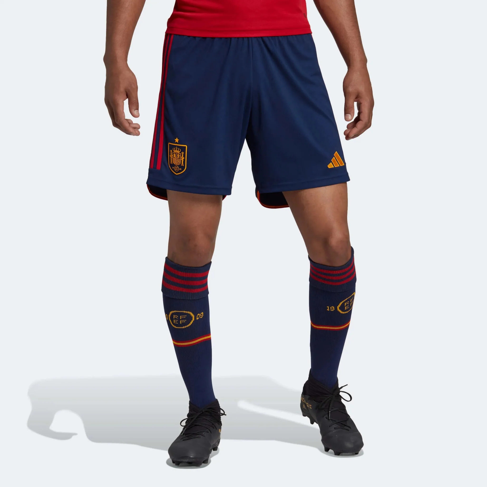 adidas 2022-23 Spain Home Shorts - Image 2