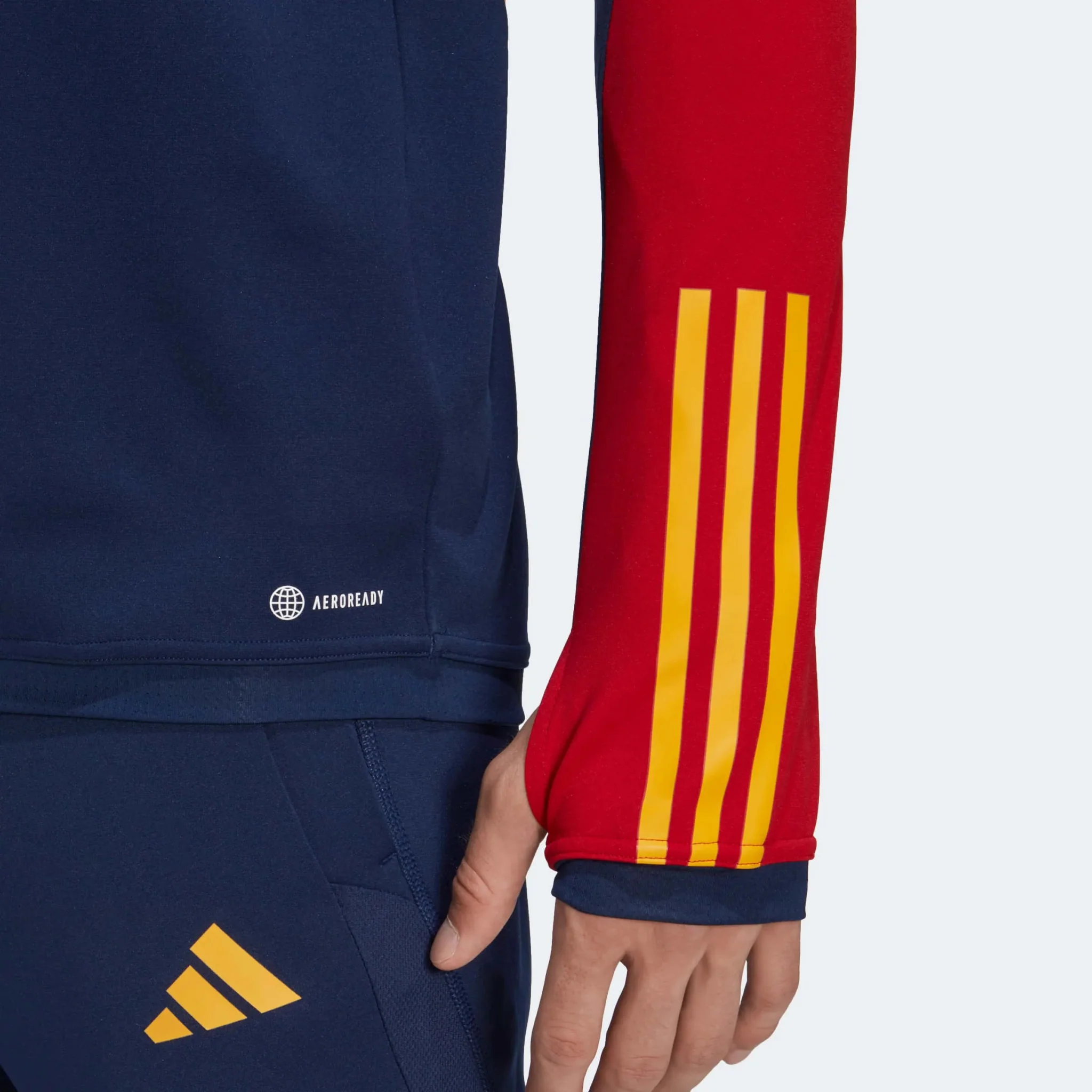 adidas 2022-23 Spain Training Top - Navy - Image 5