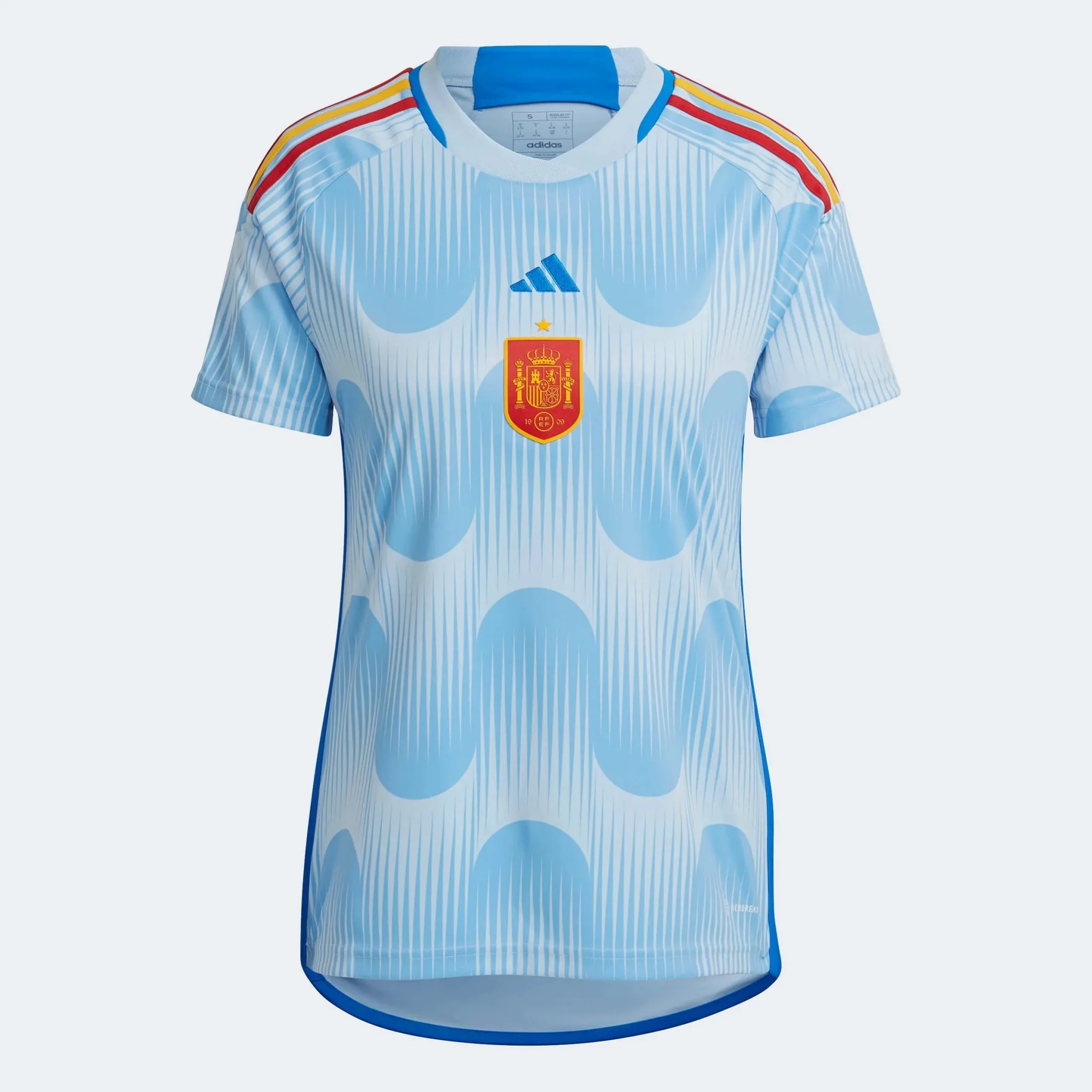 adidas 2022-23 Spain Women's Away Jersey - Glory Blue