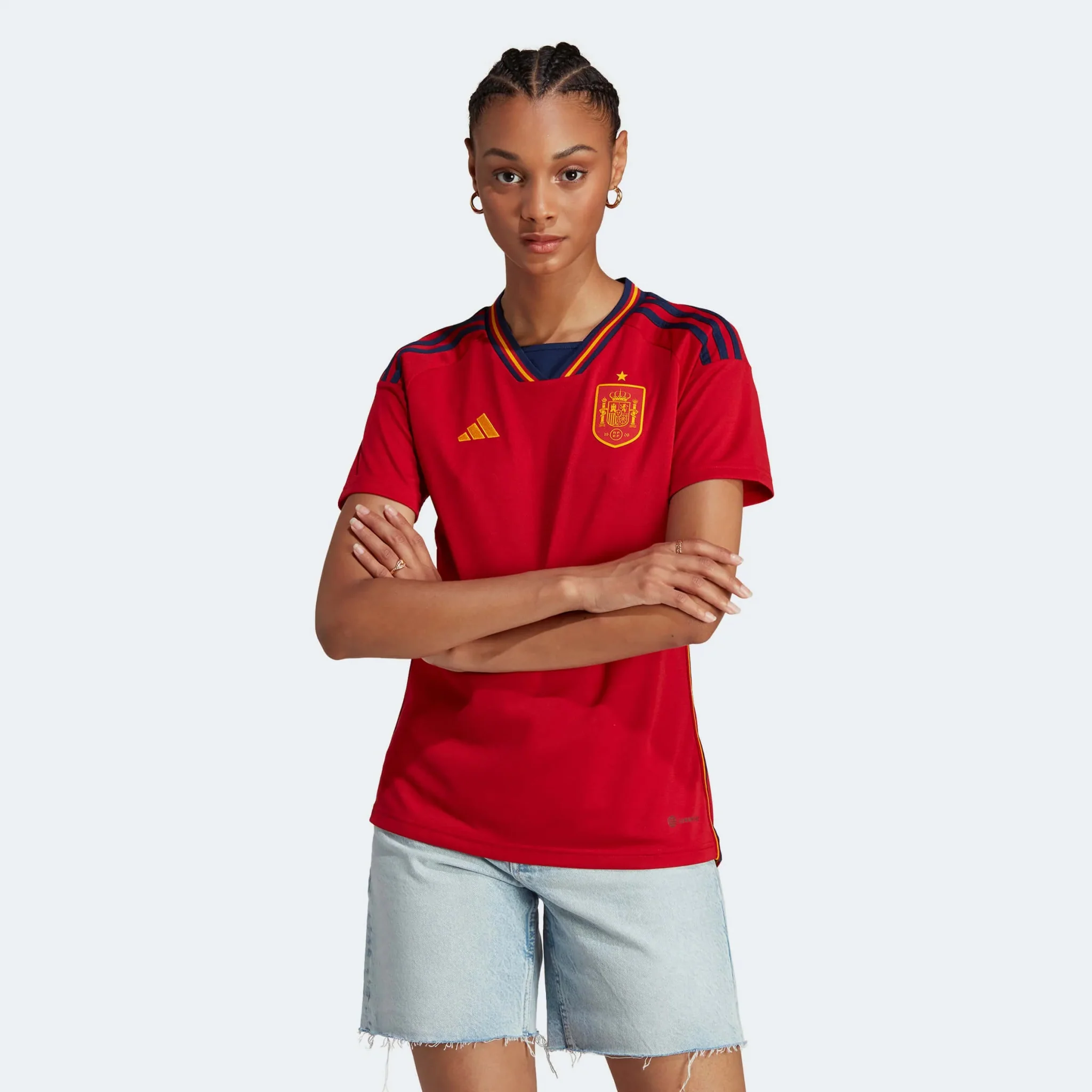 adidas 2022-23 Spain Women's Home Jersey - Image 3