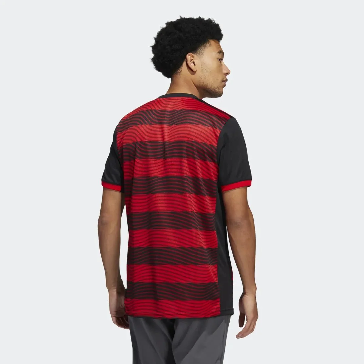 adidas 2022 CR Flamengo Home Jersey - Red-Black - Image 4