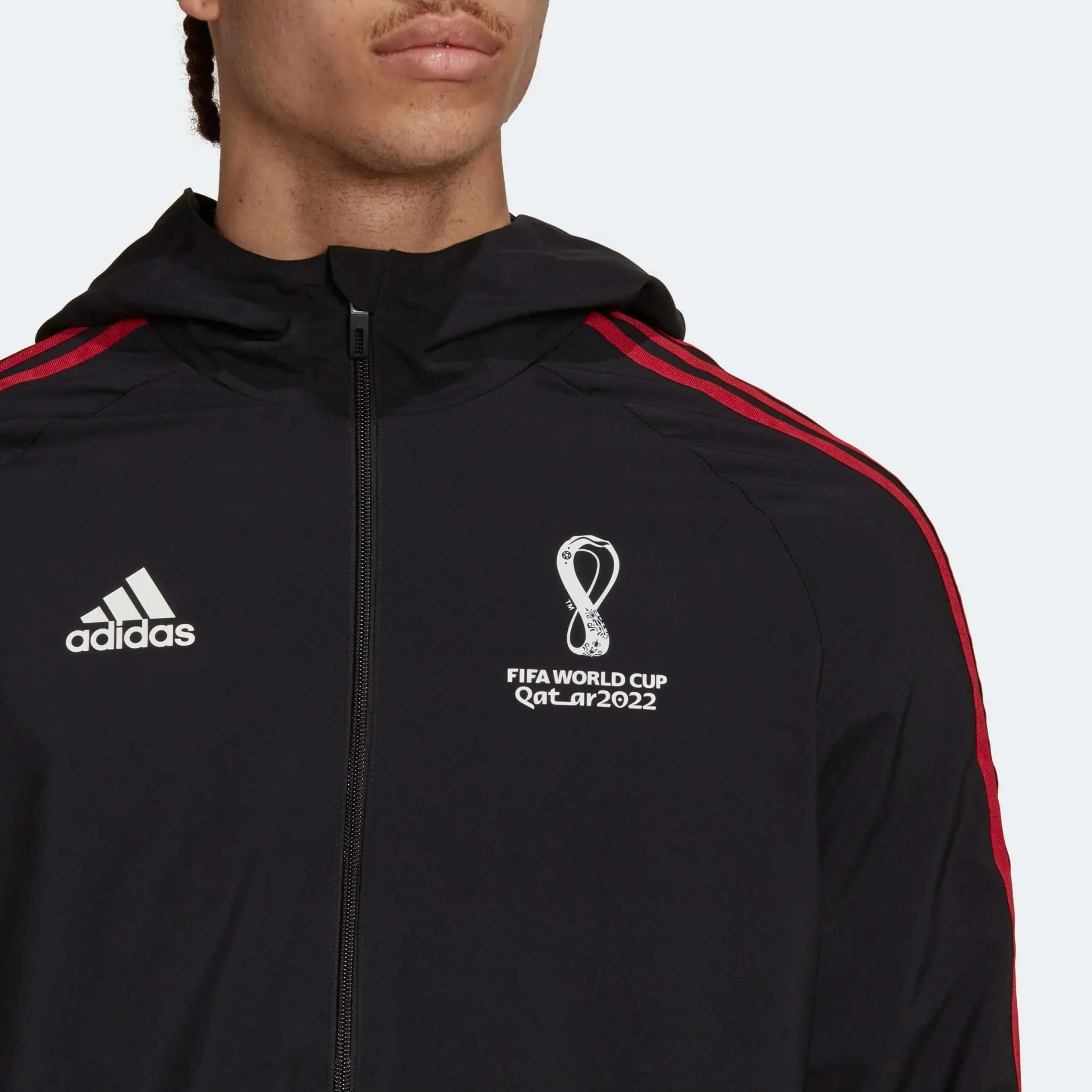 adidas 2022 FIFA World Cup Woven Jacket - Black - Image 4