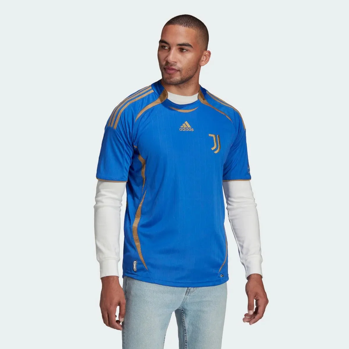 Adidas 2022 Juventus Teamgeist Jersey - Hi Res Blue - Image 3